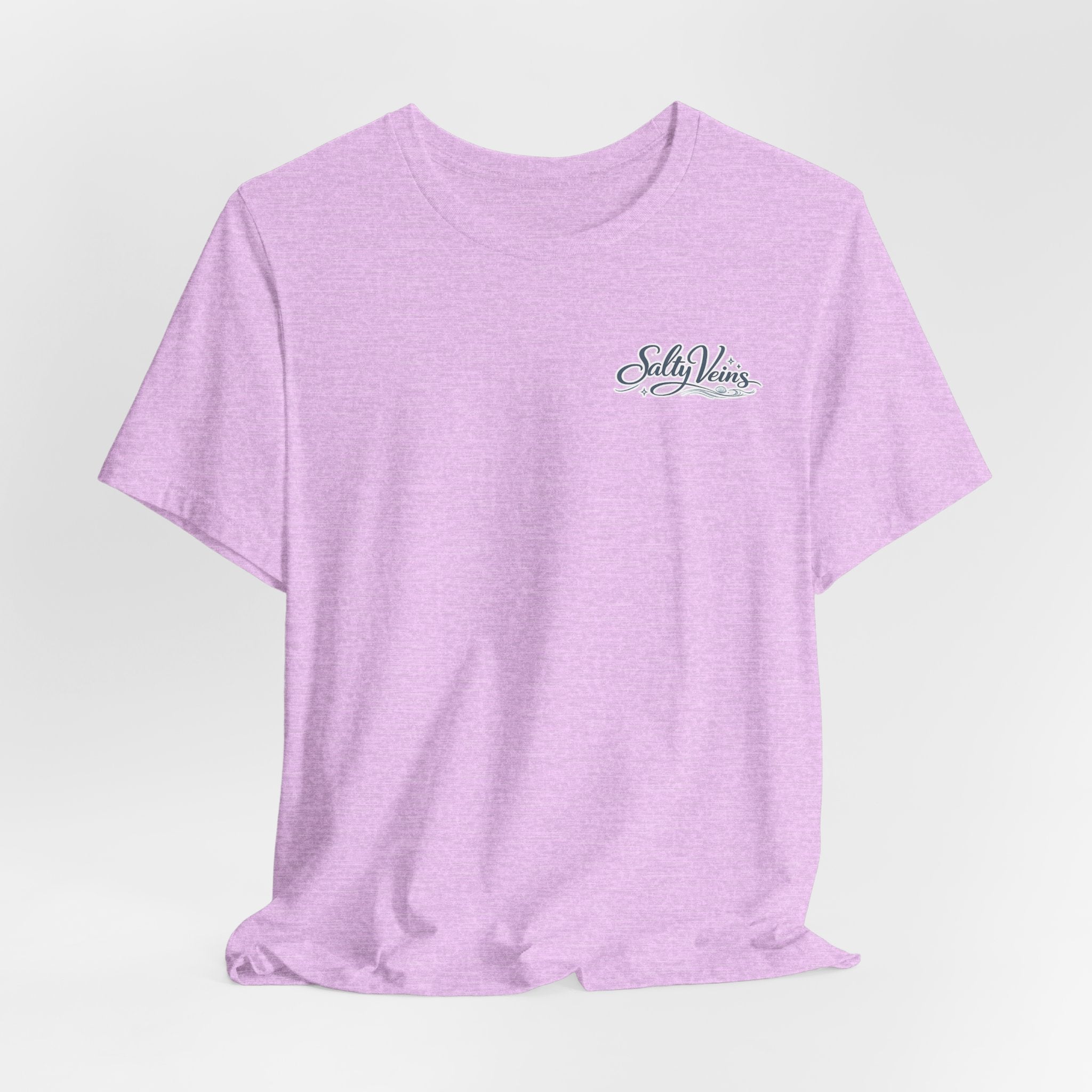 Salty Veins Beach Tee — Surf Graphic Short Sleeve Tee