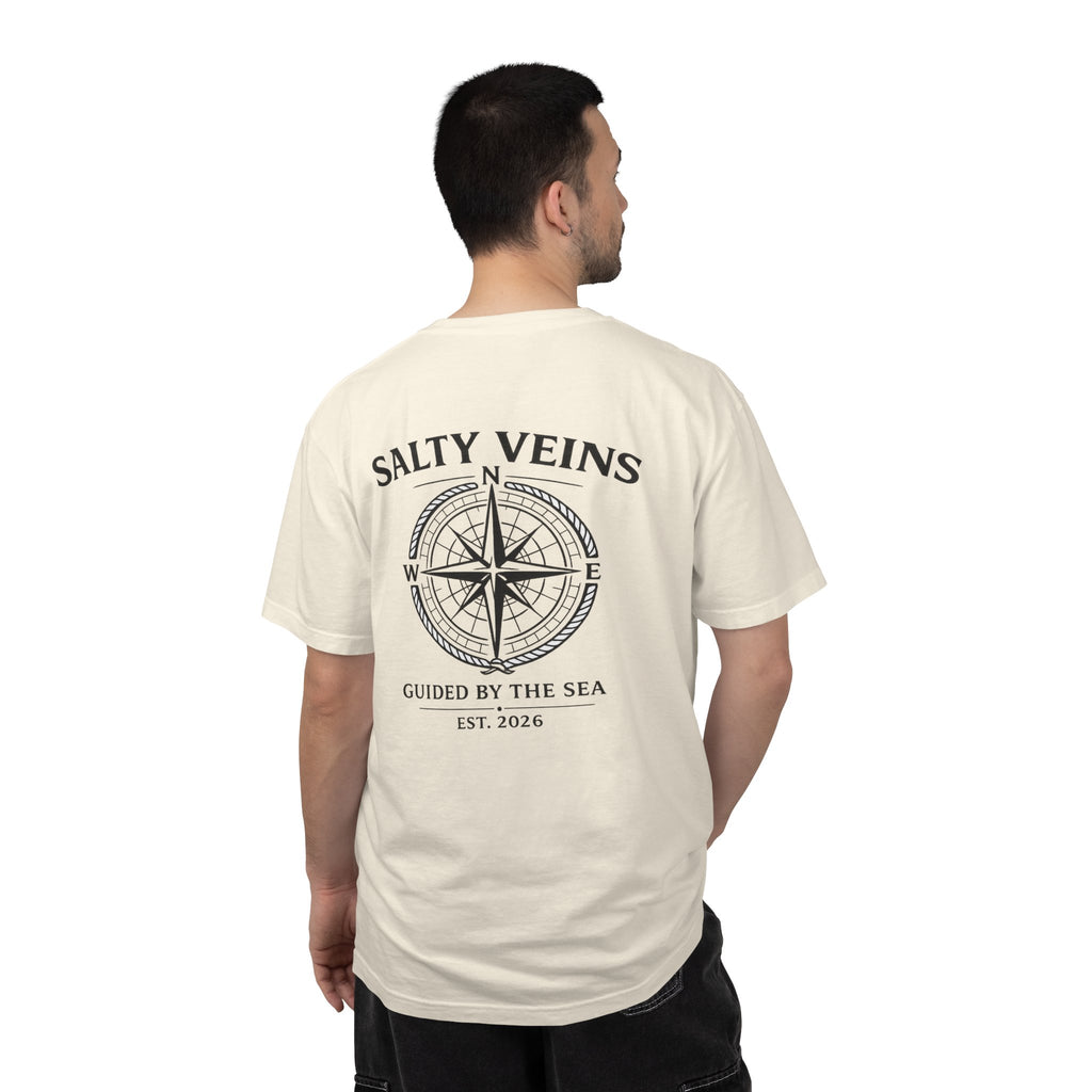 T-shirt "Guided by the Sea" Rose des Vents Salty Veins