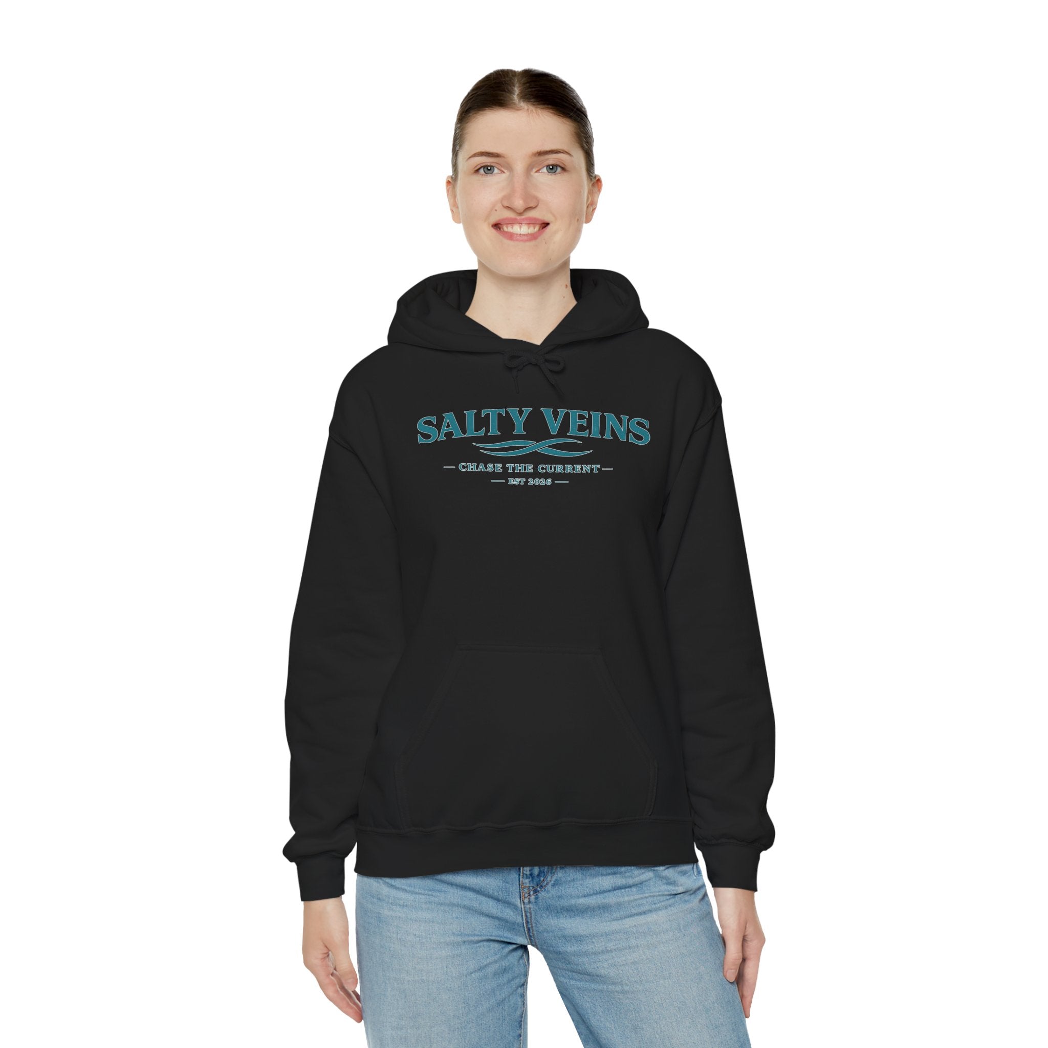 Salty Veins Hoodie — Chase the Current Sweatshirt