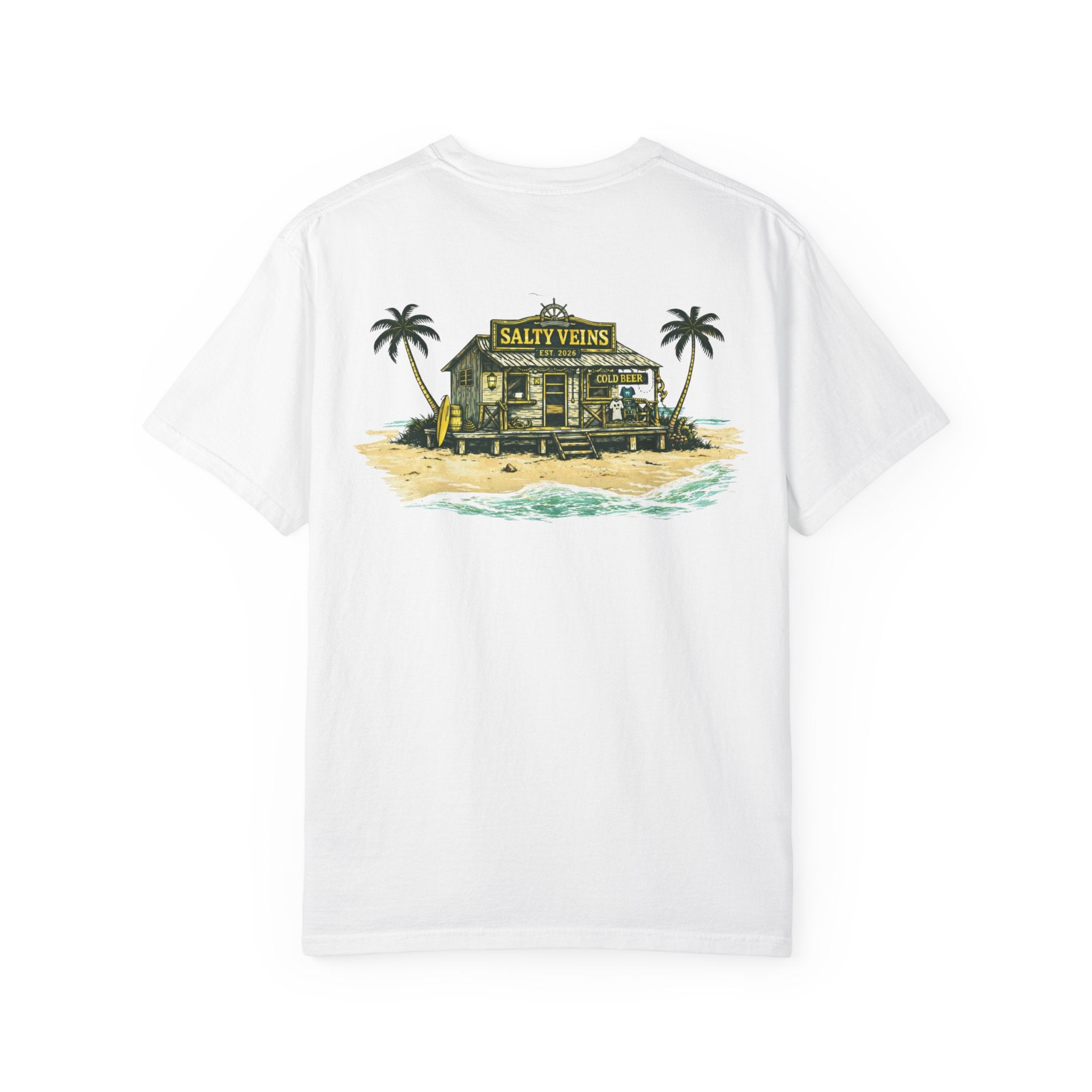 T-shirt Salty Veins Beach Shack
