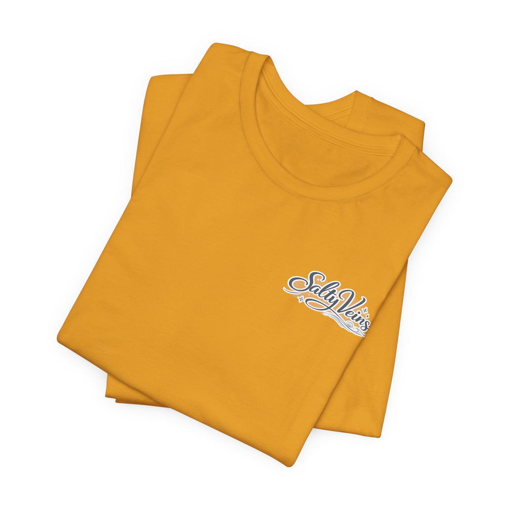 Salty Veins Beach Tee — Surf Graphic Short Sleeve Tee