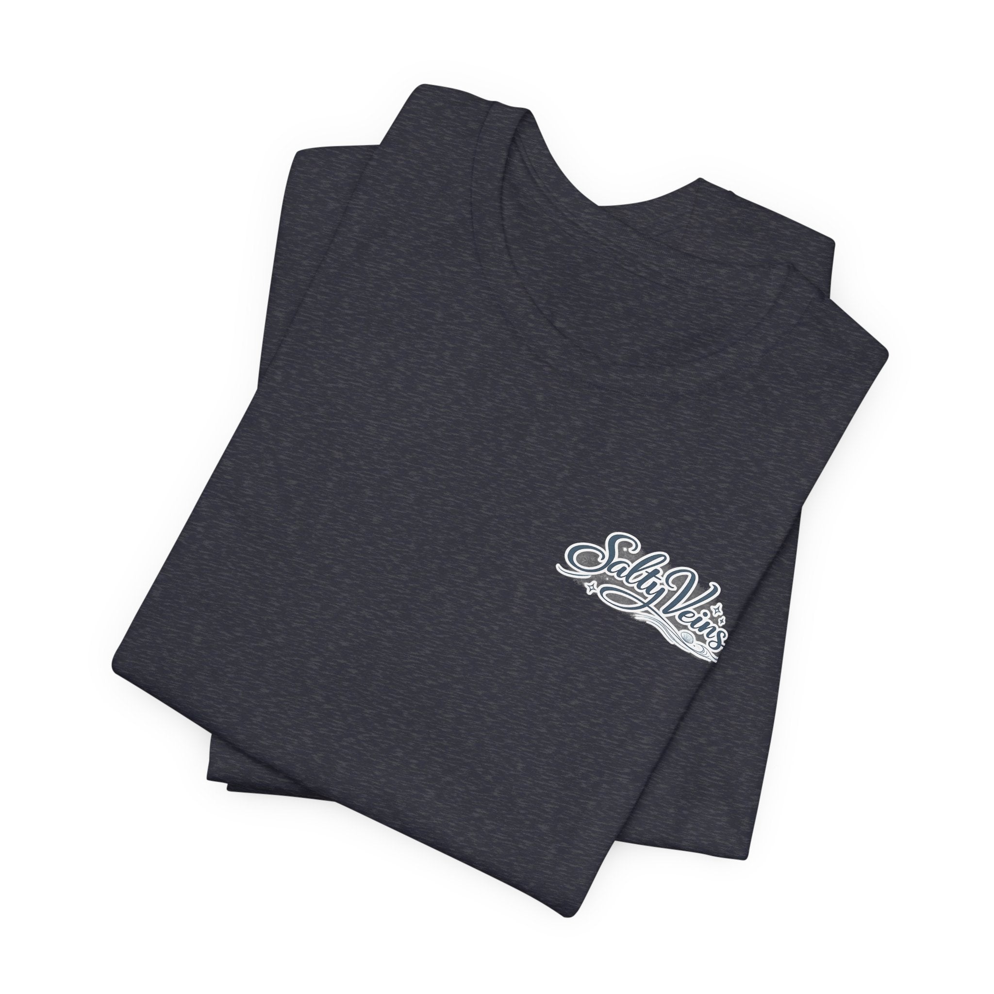 Salty Veins Beach Tee — Surf Graphic Short Sleeve Tee
