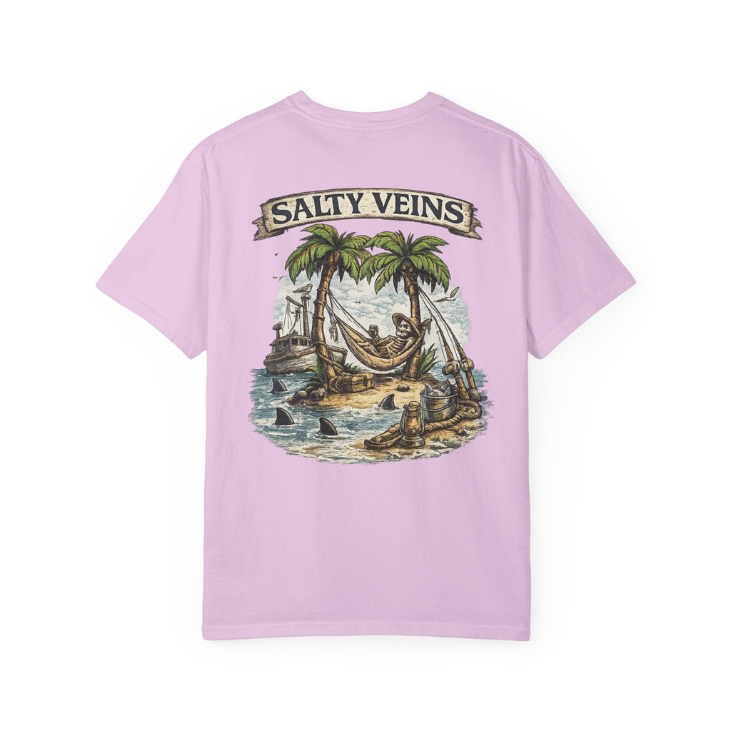 Salty Veins Beach Scene Tee