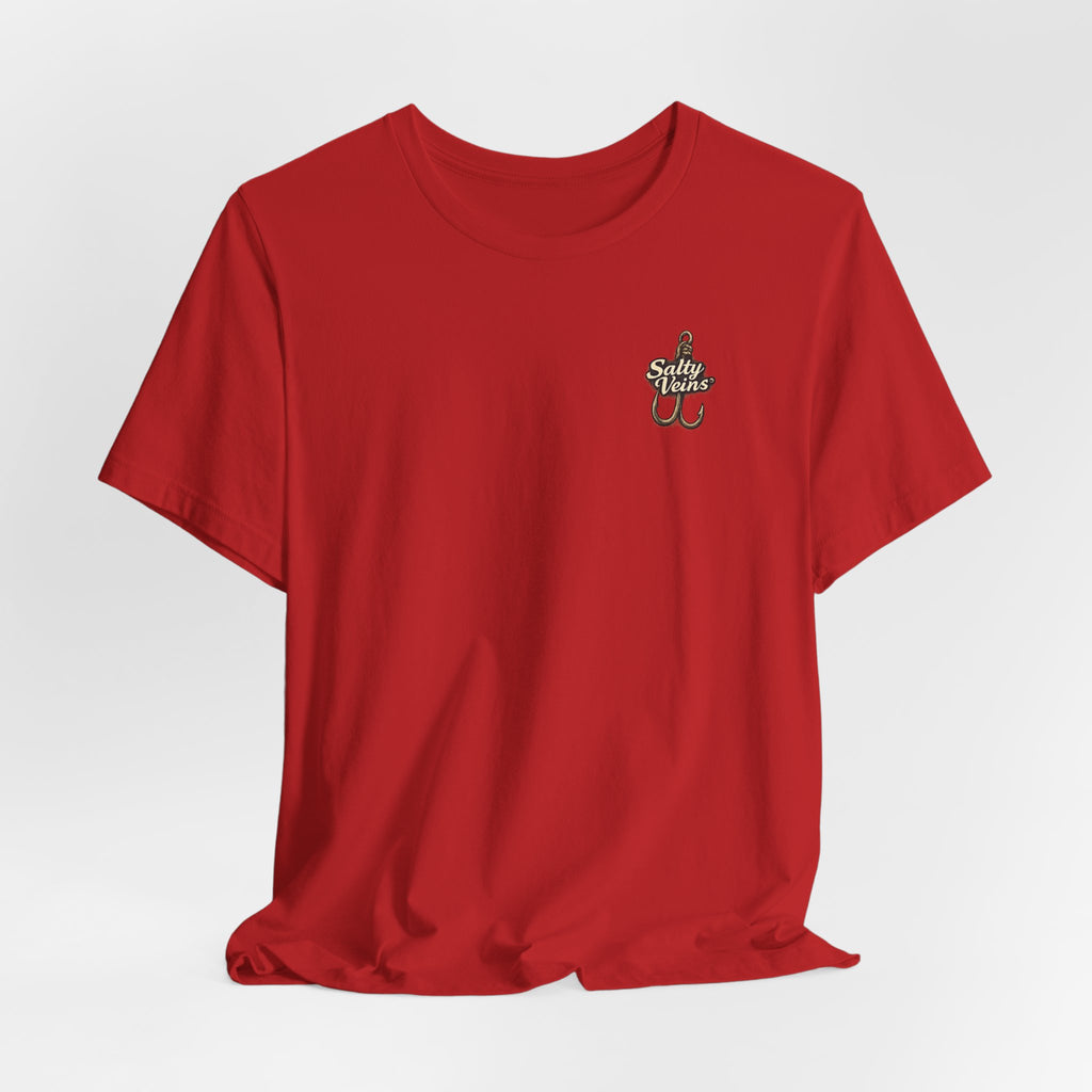 Salty Veins Hooked on the Salt Beach House Tee