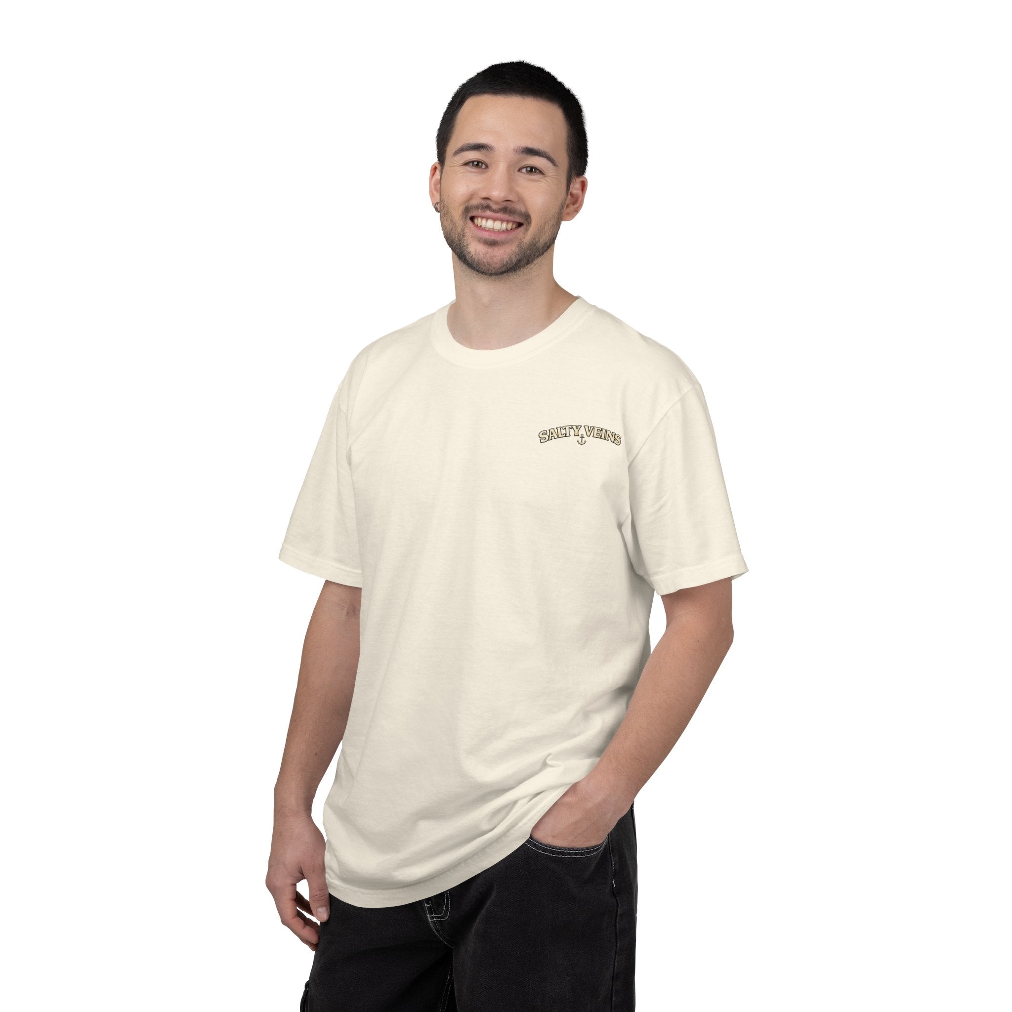 Salty Veins Skull Captain Tee