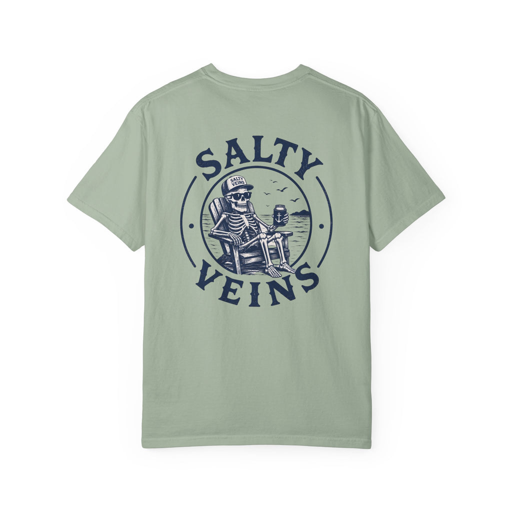 Salty Veins Off the Clock Tee