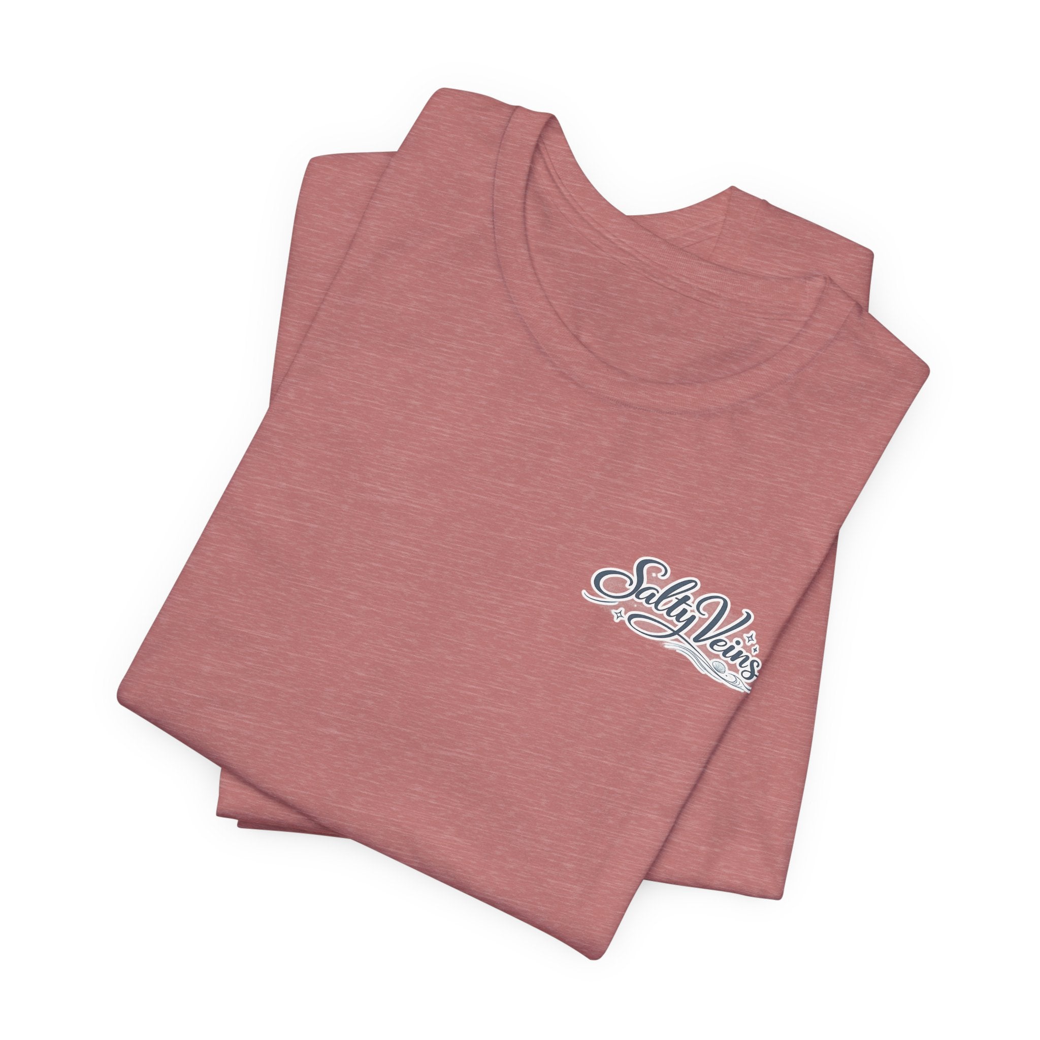 Salty Veins Beach Tee — Surf Graphic Short Sleeve Tee
