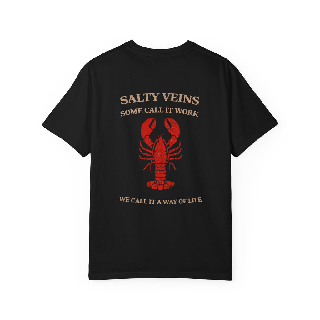 Salty Veins Way of Life Lobster Tee