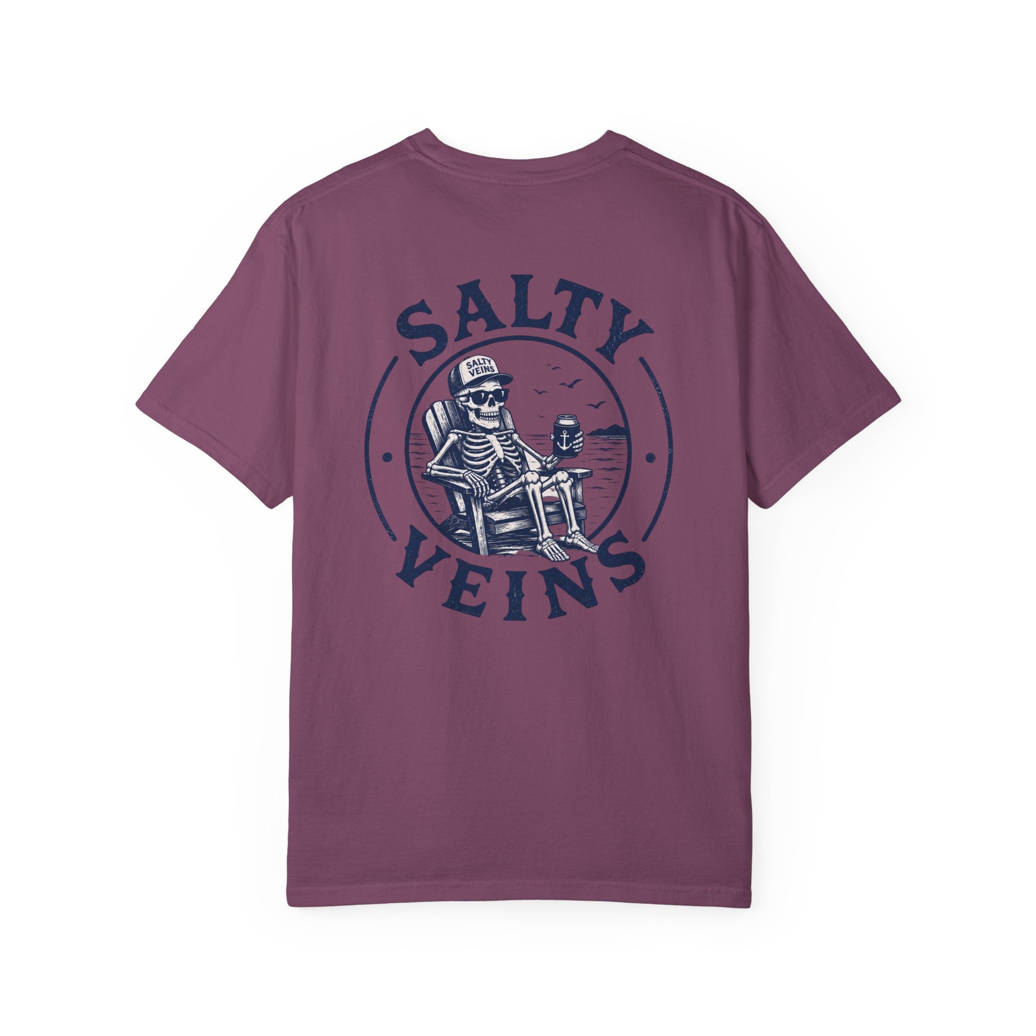 Salty Veins Off the Clock Tee