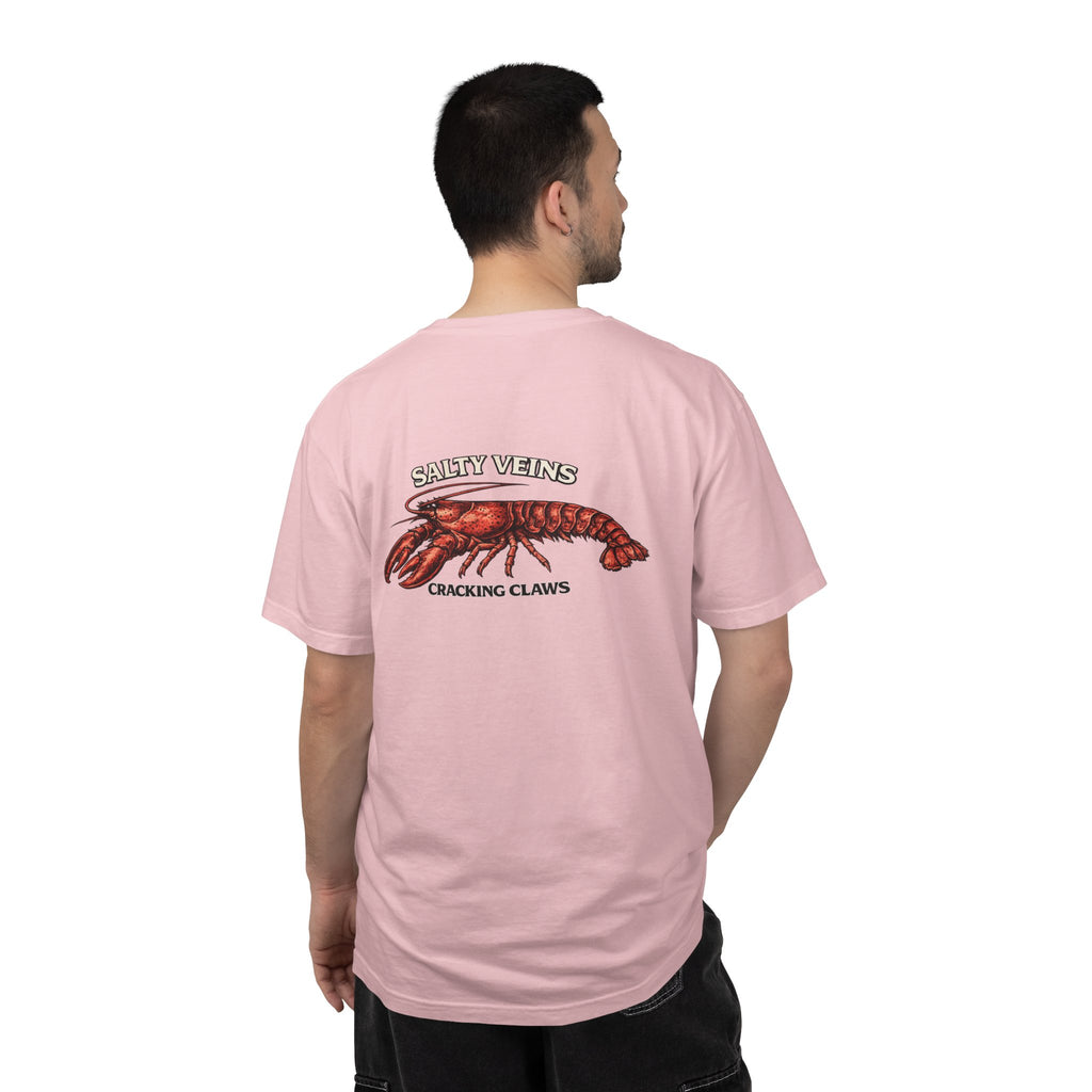 T-shirt Homard Salty Veins — T-shirt graphique « Cracking Claws »
