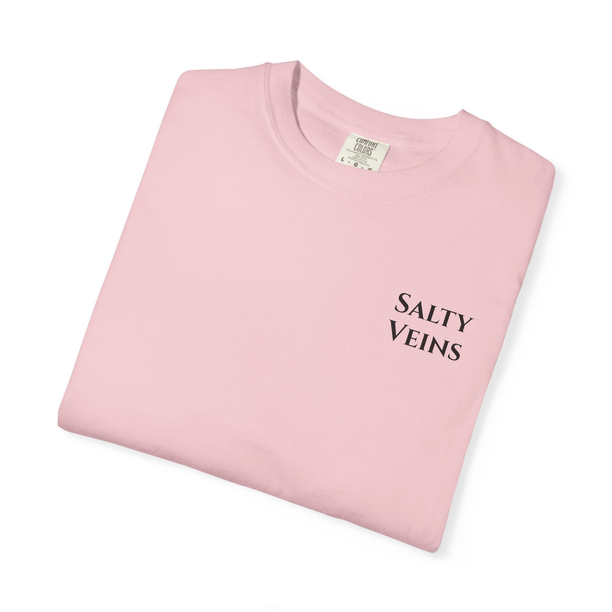 T-shirt Salty Veins Wooden Trap – T-shirt à motif de coffre de mer