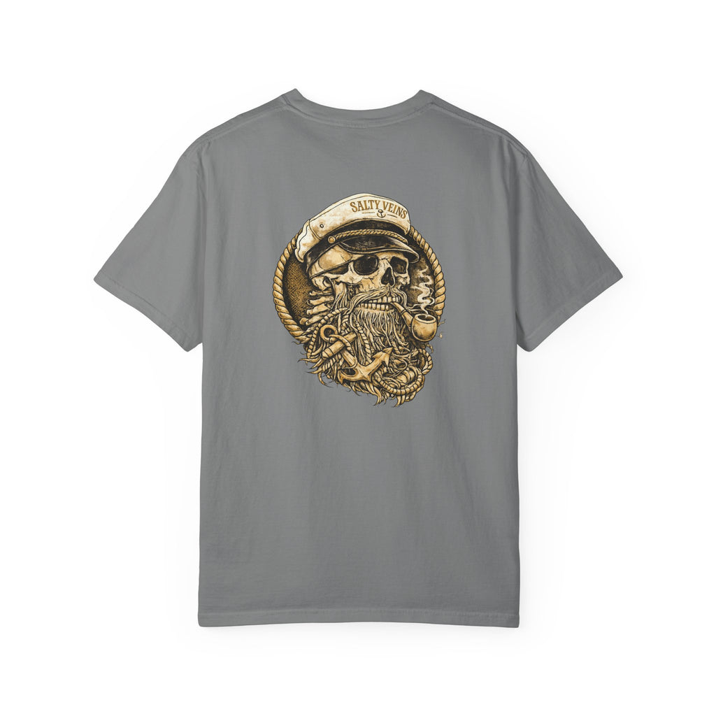 Salty Veins Skull Captain Tee