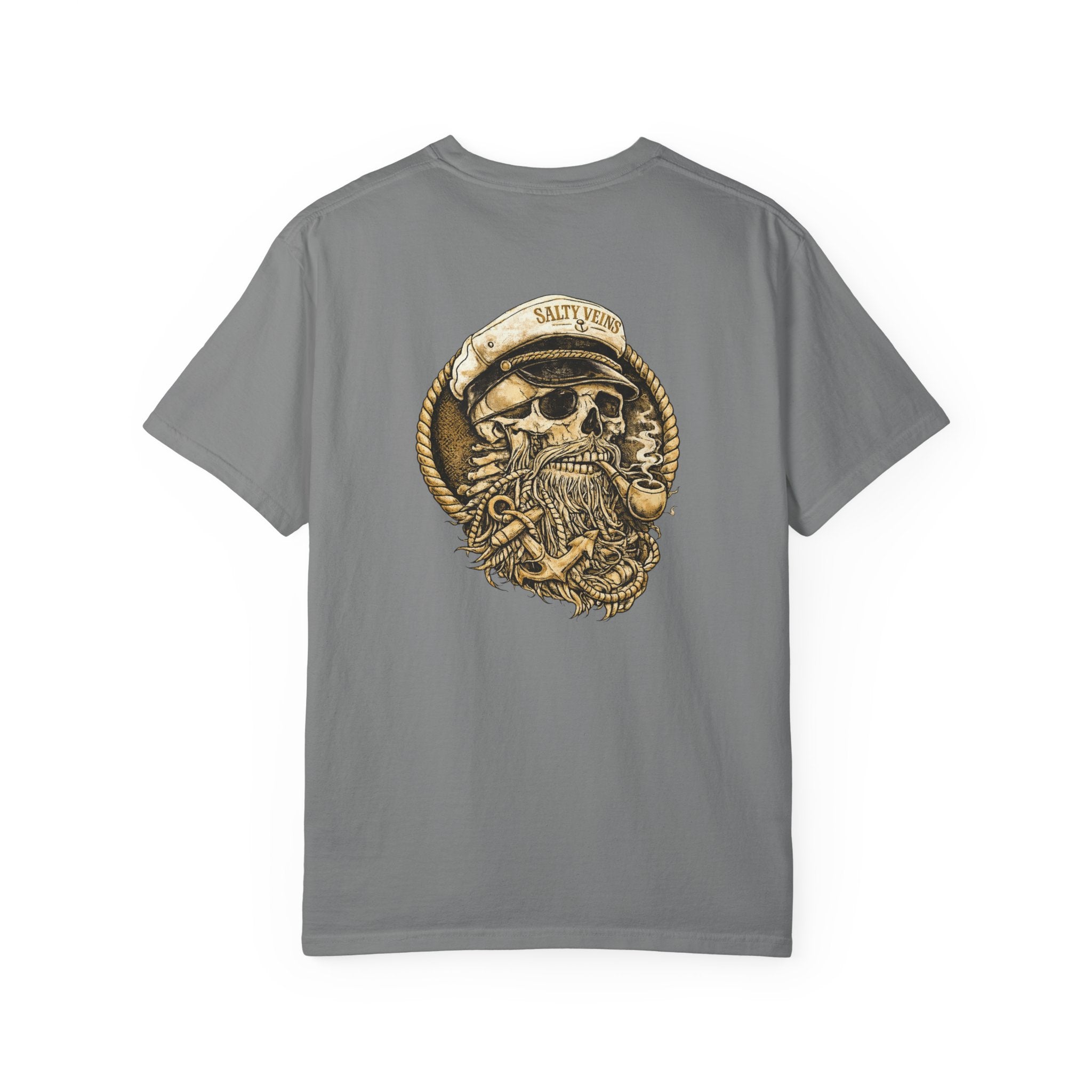 Salty Veins Skull Captain Tee