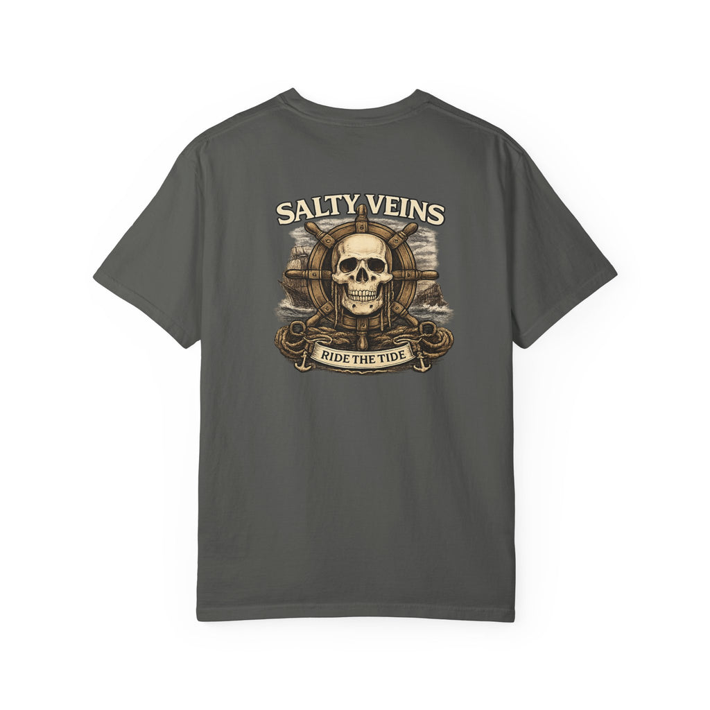 T-shirt Crâne & Casque Salty Veins