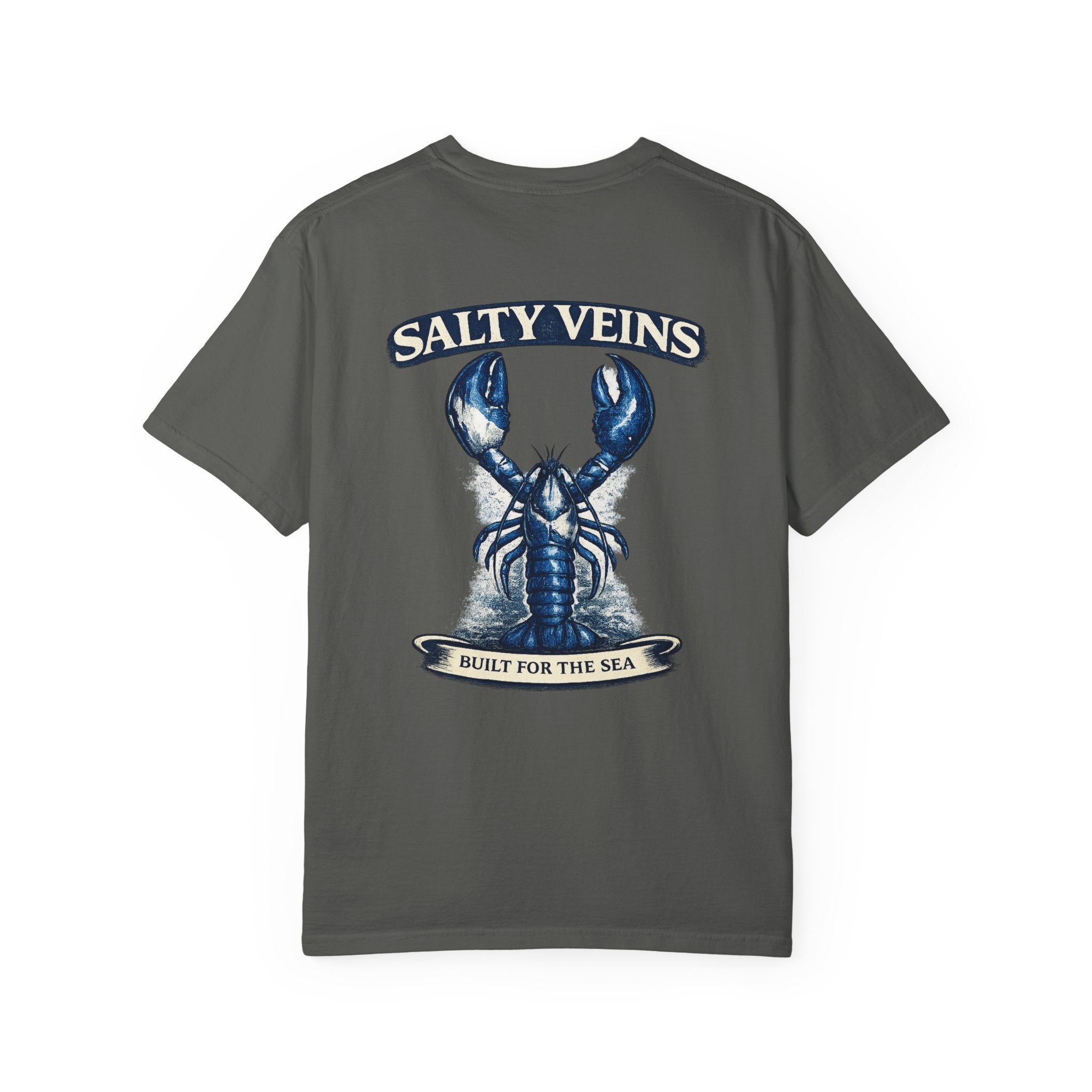 Salty Veins Blue Lobster Tee