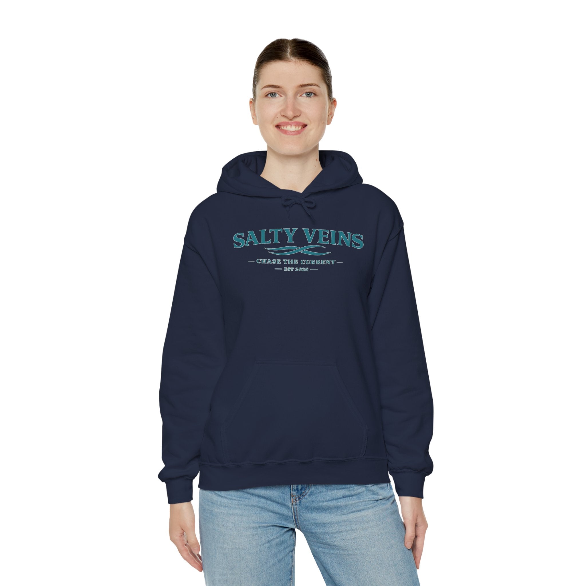 Salty Veins Hoodie — Chase the Current Sweatshirt