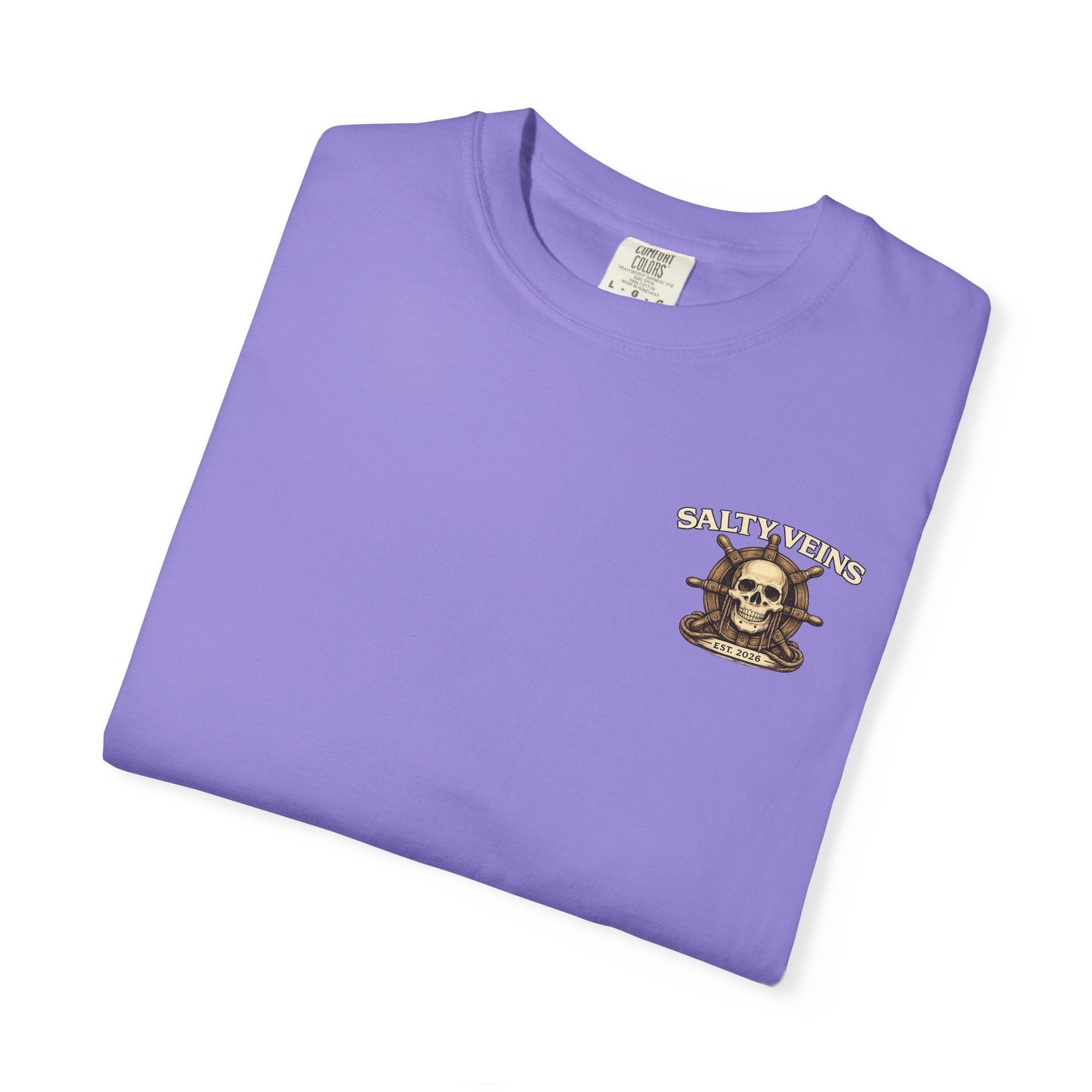 T-shirt Crâne & Casque Salty Veins