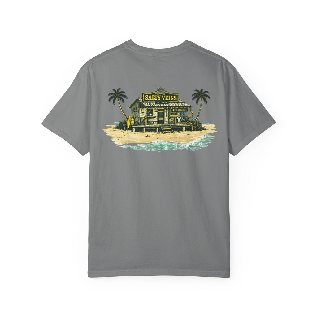 T-shirt Salty Veins Beach Shack