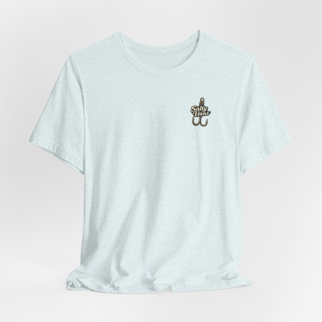 Salty Veins Hooked on the Salt Beach House Tee
