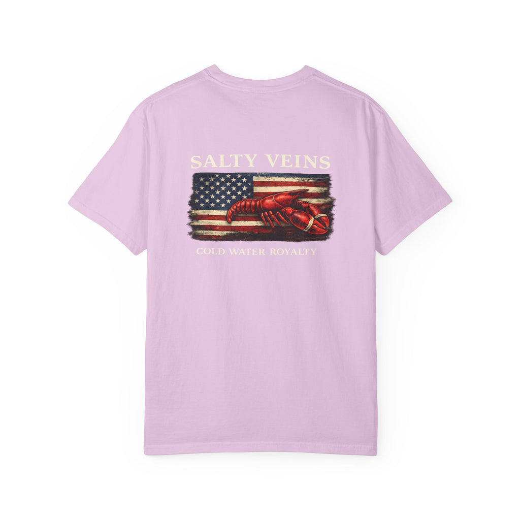 Salty Veins Cold Water Royalty Lobster Tee