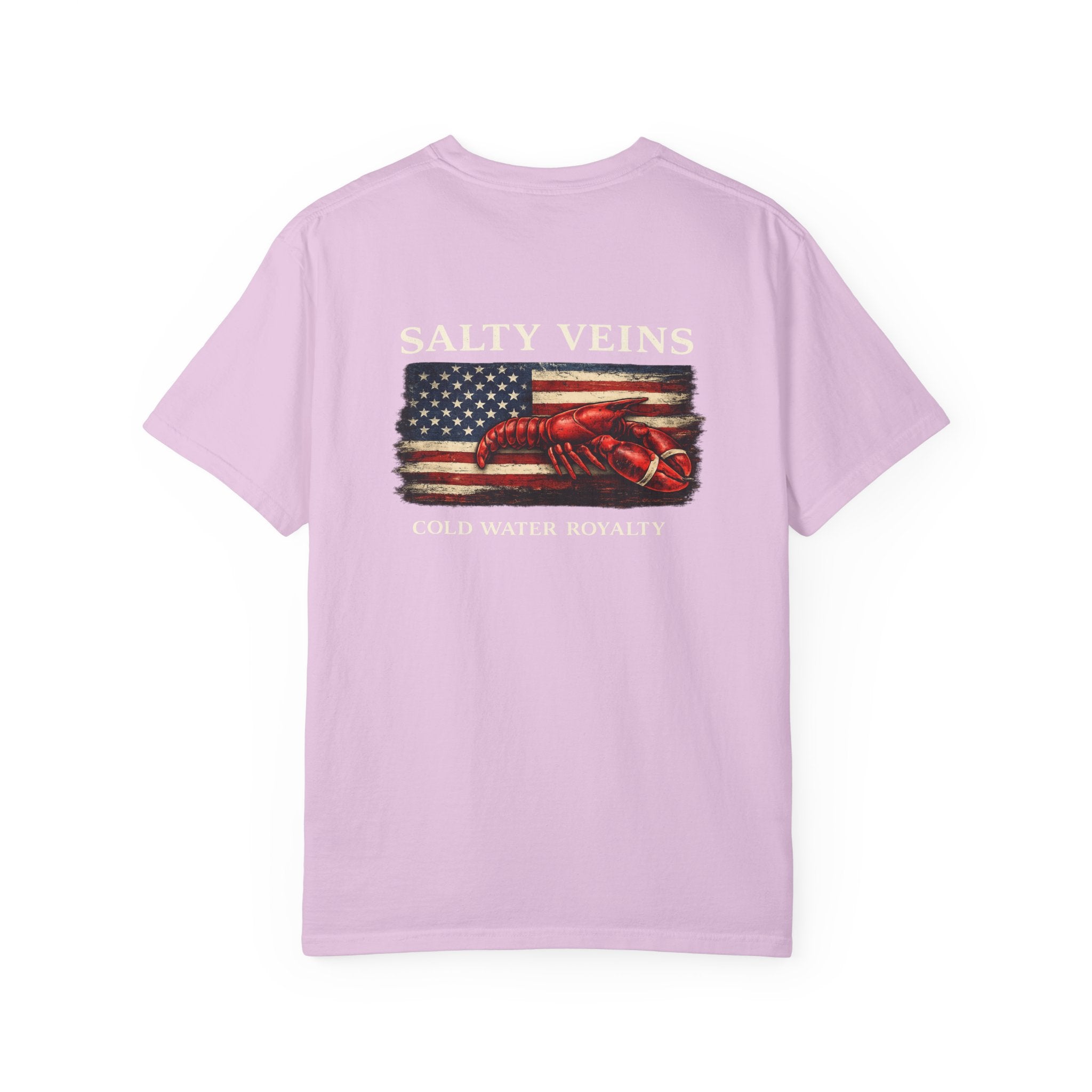 Salty Veins Cold Water Royalty Lobster Tee