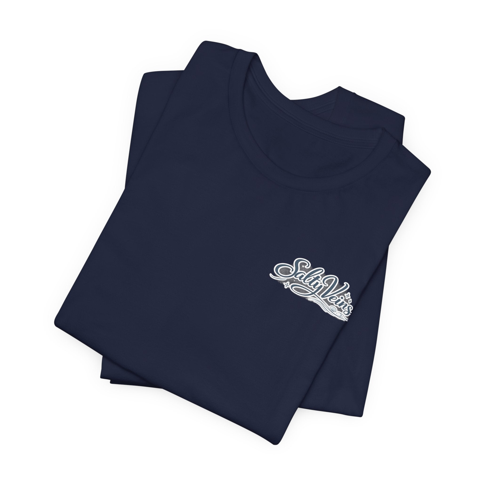 Salty Veins Beach Tee — Surf Graphic Short Sleeve Tee