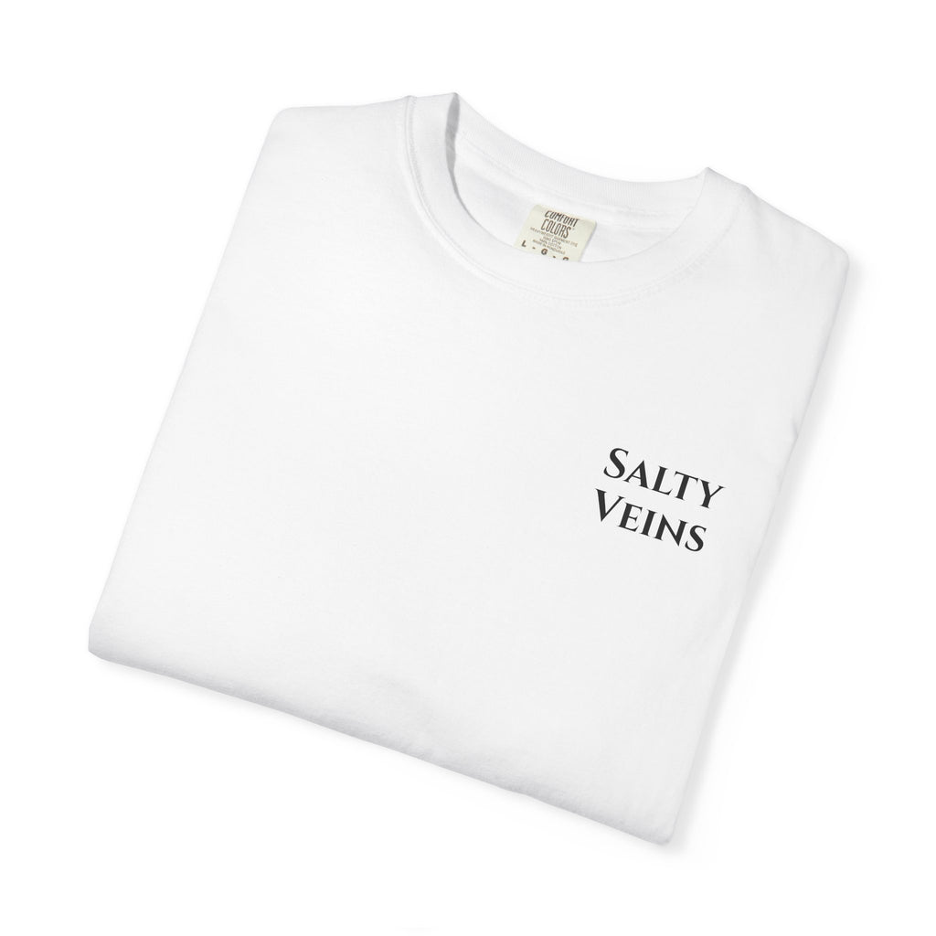 T-shirt Salty Veins Wooden Trap – T-shirt à motif de coffre de mer