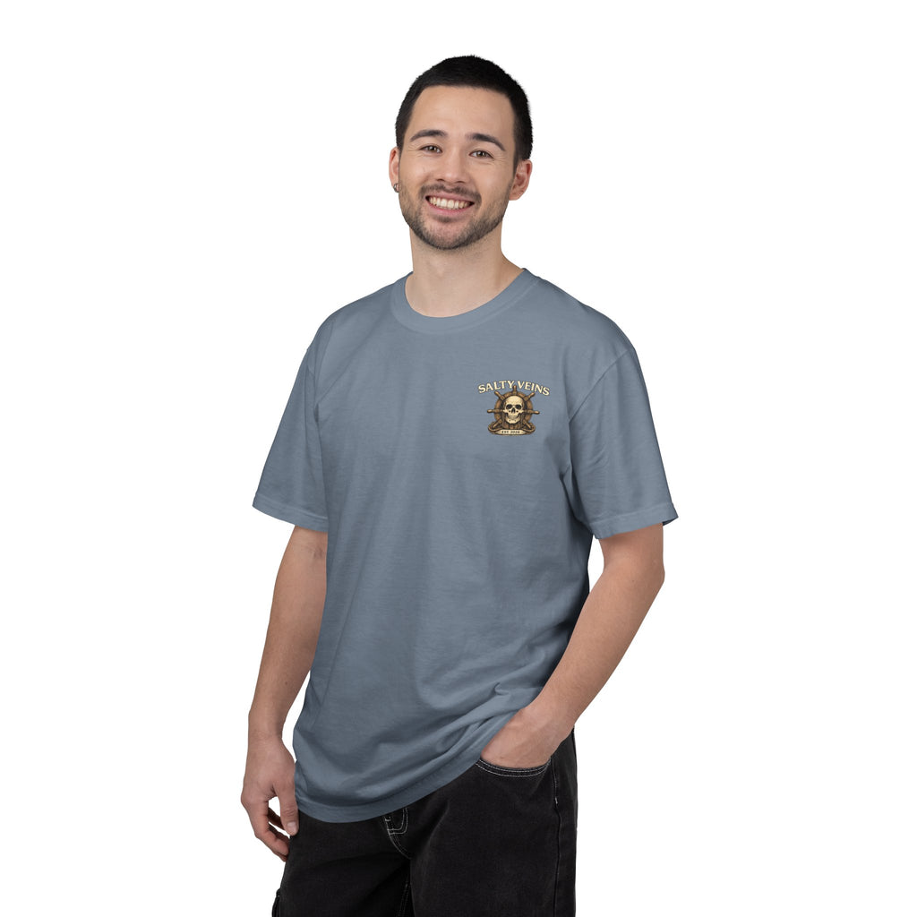 T-shirt Crâne & Casque Salty Veins