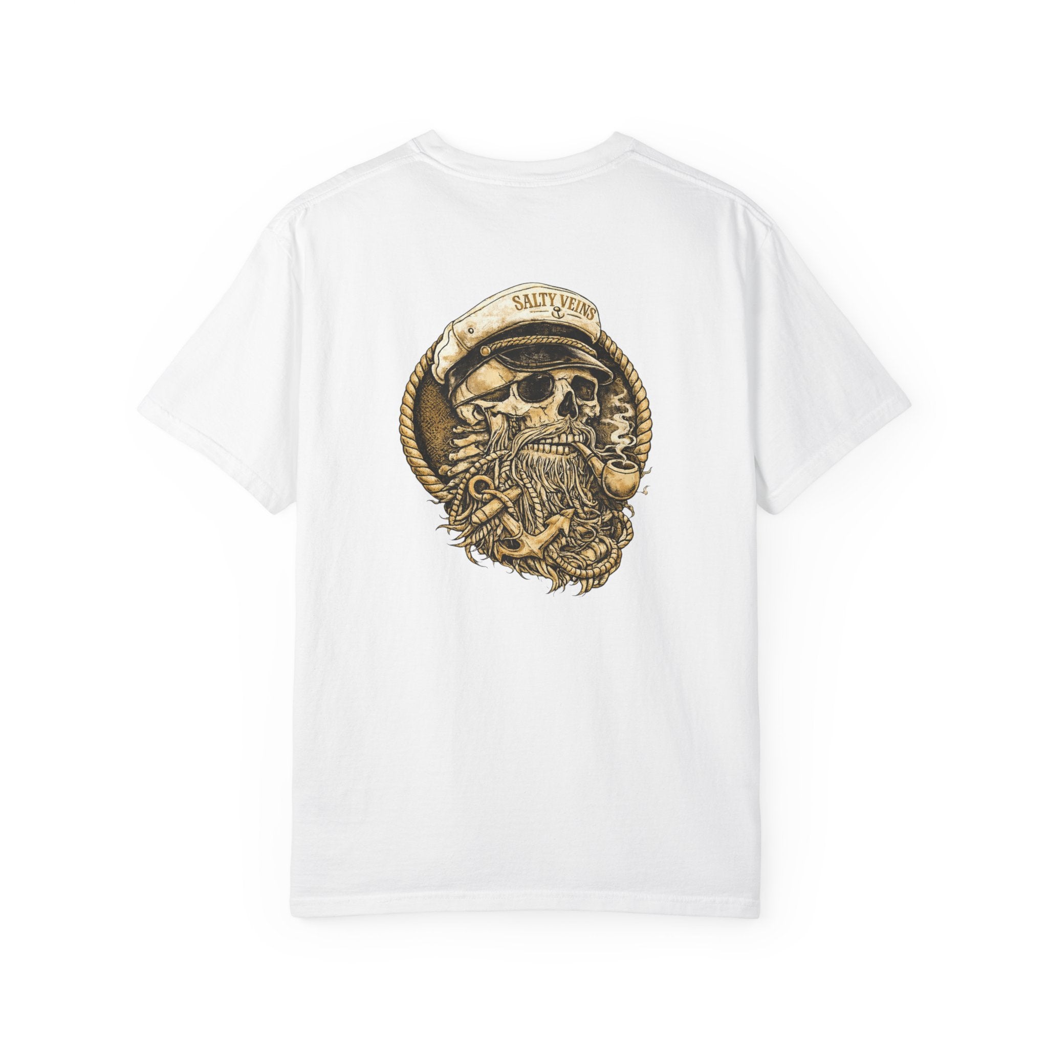 Salty Veins Skull Captain Tee