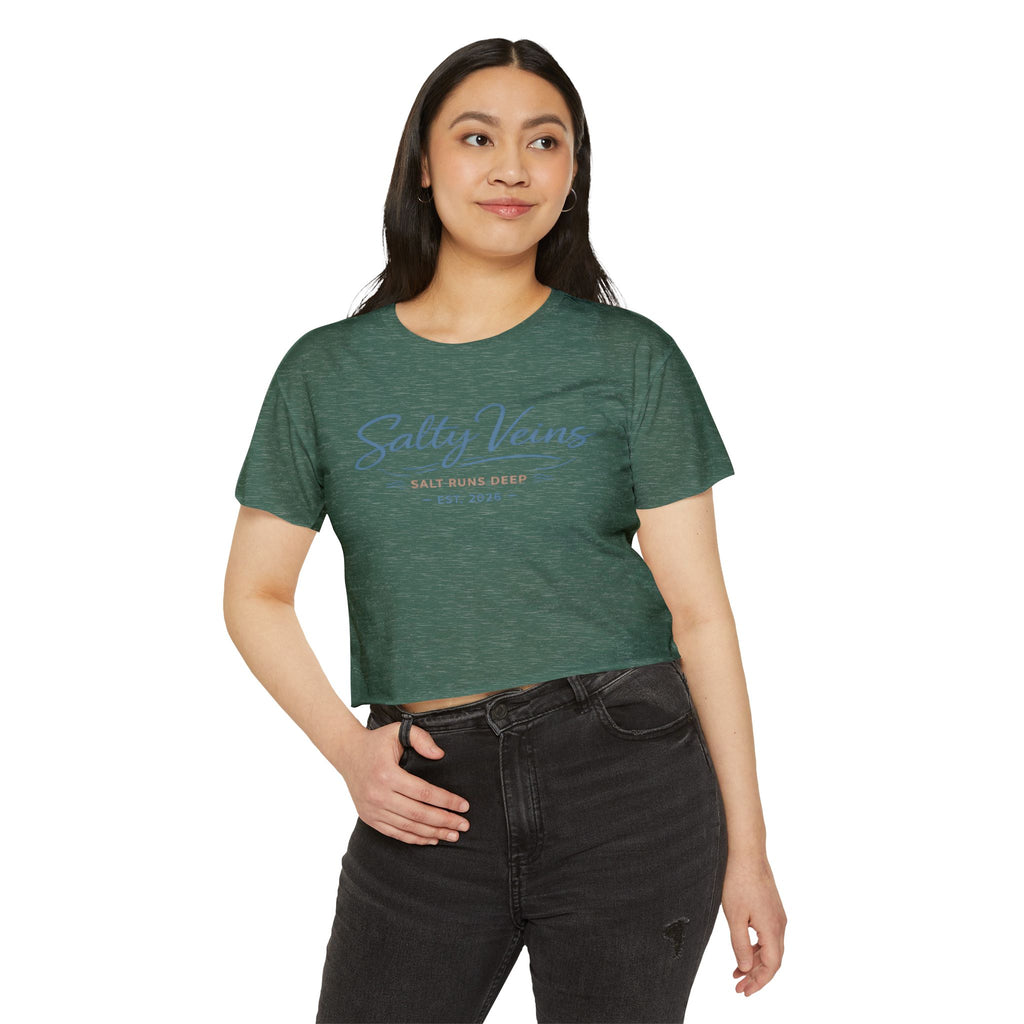 Salty Veins Crop Top