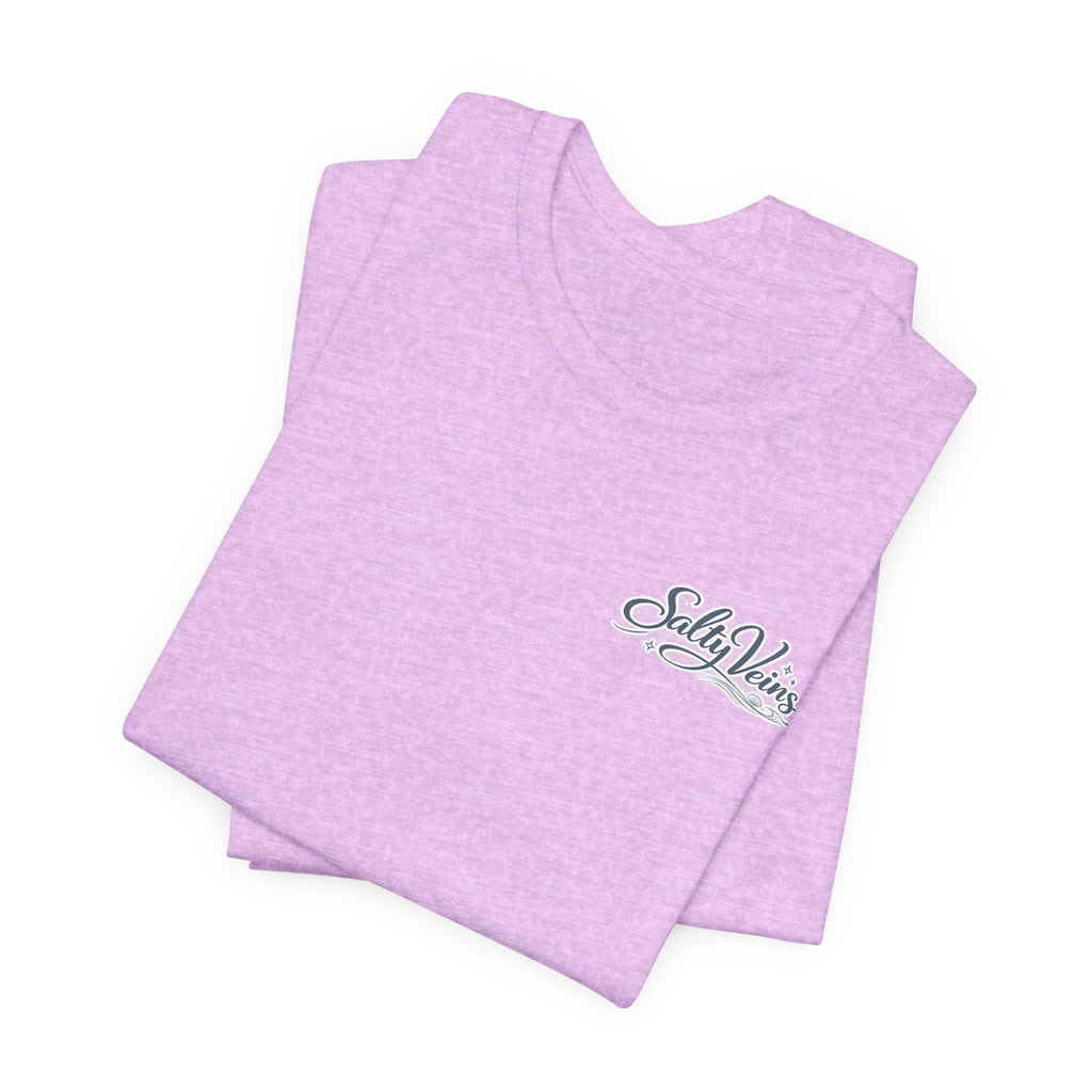 Salty Veins Beach Tee — Surf Graphic Short Sleeve Tee