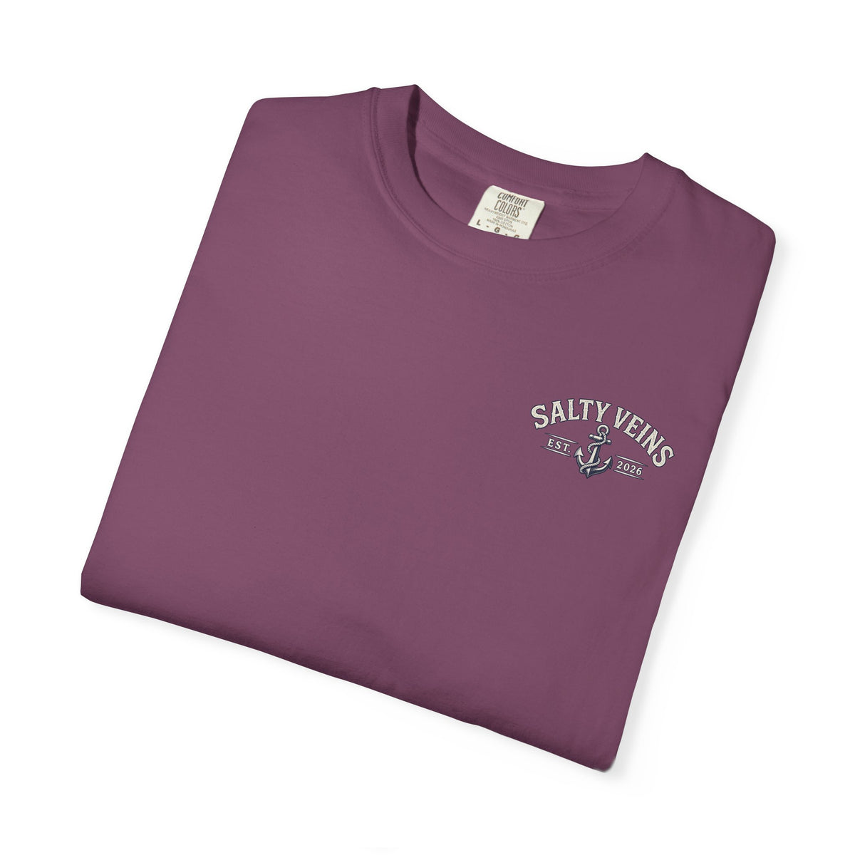 Salty Veins Support Local Fisherman Tee