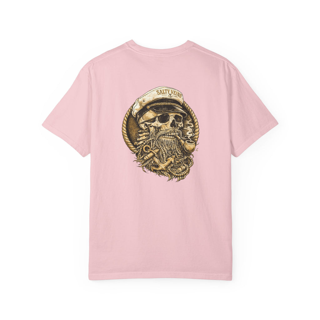 Salty Veins Skull Captain Tee