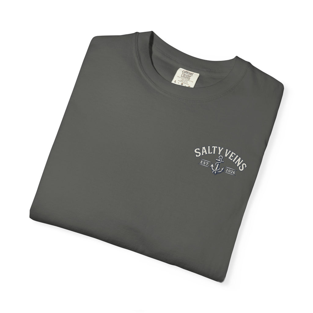 Salty Veins Support Local Fisherman Tee