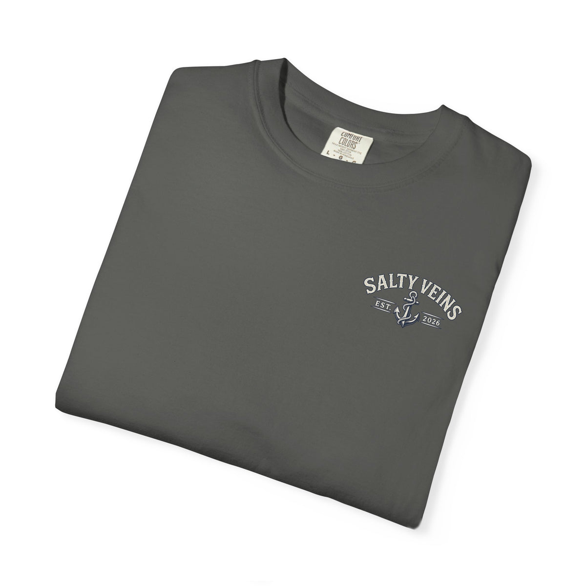 Salty Veins Support Local Fisherman Tee
