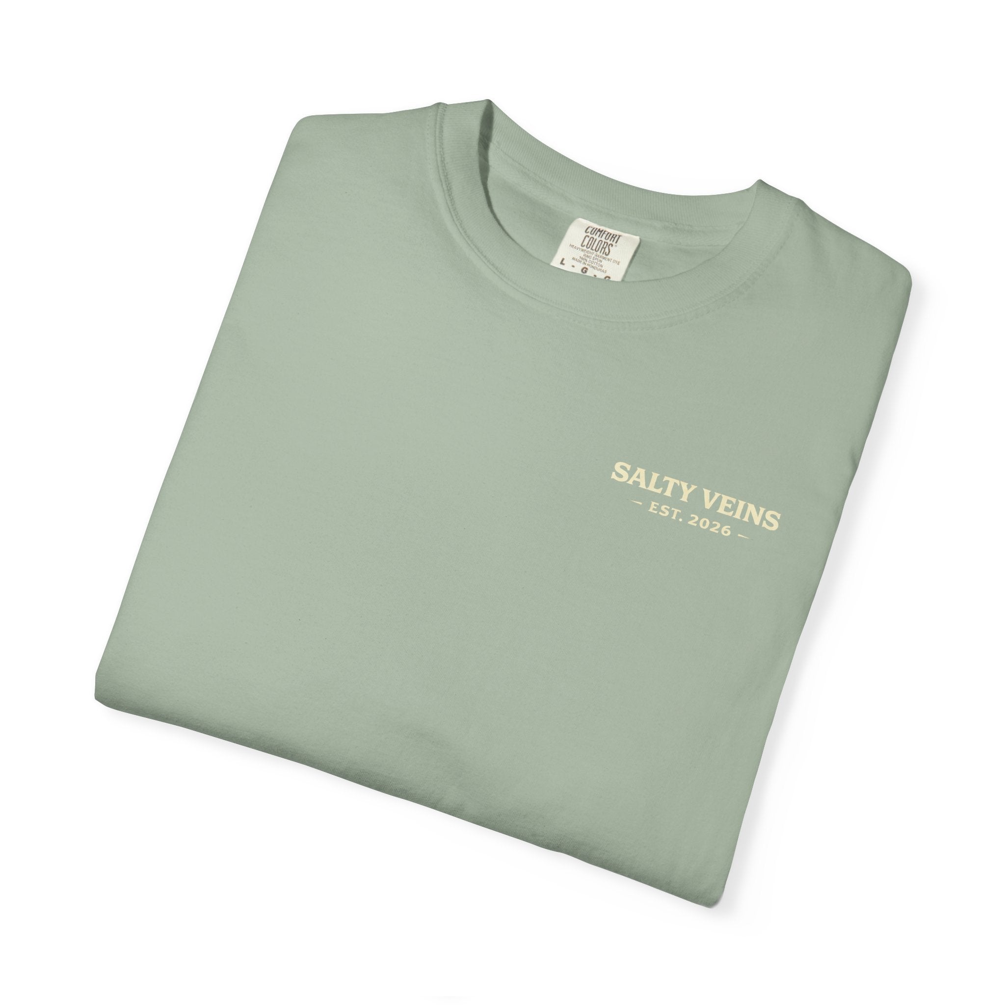 Salty Veins Guided by the Sea Lighthouse Tee