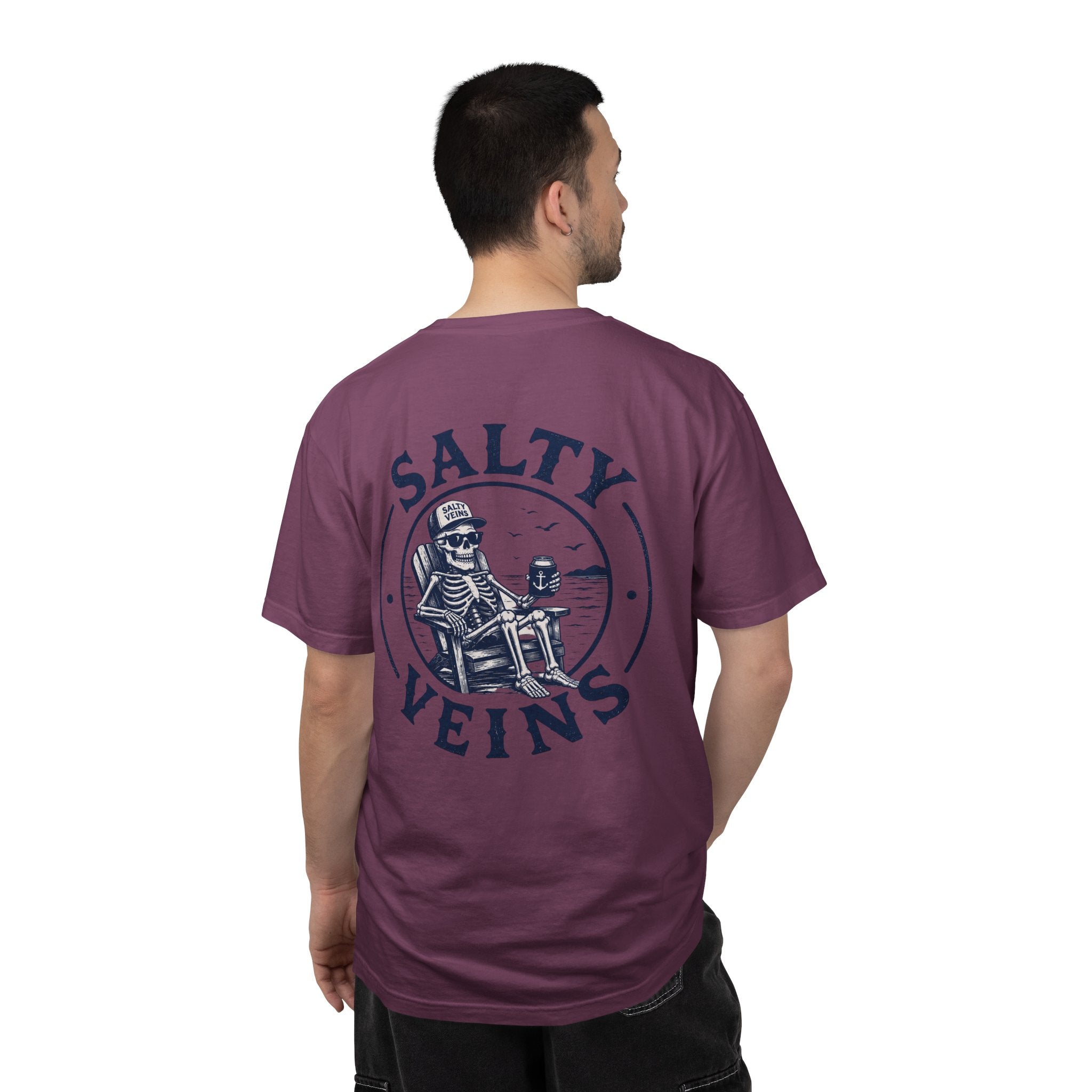Salty Veins Off the Clock Tee
