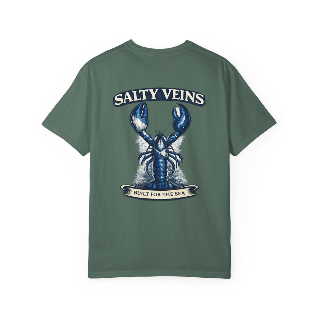 Salty Veins Blue Lobster Tee