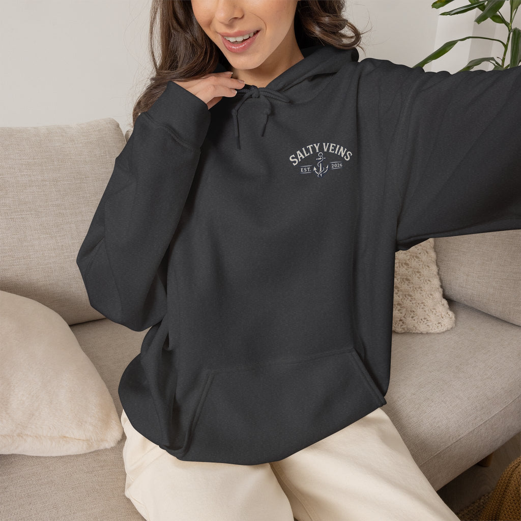 Salty Veins Support Local Fishermen Hoodie
