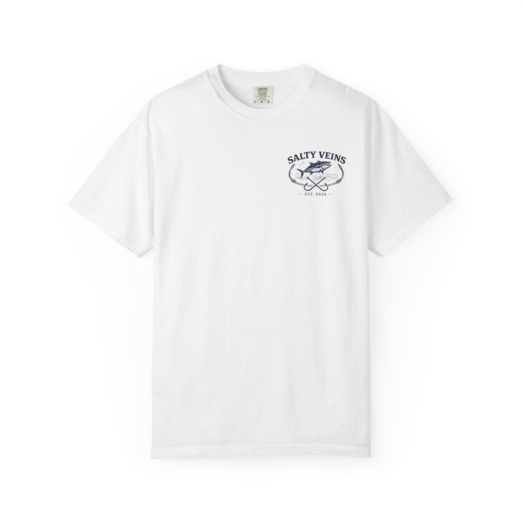 T-shirt de pêche Salty Veins Atlantic Born