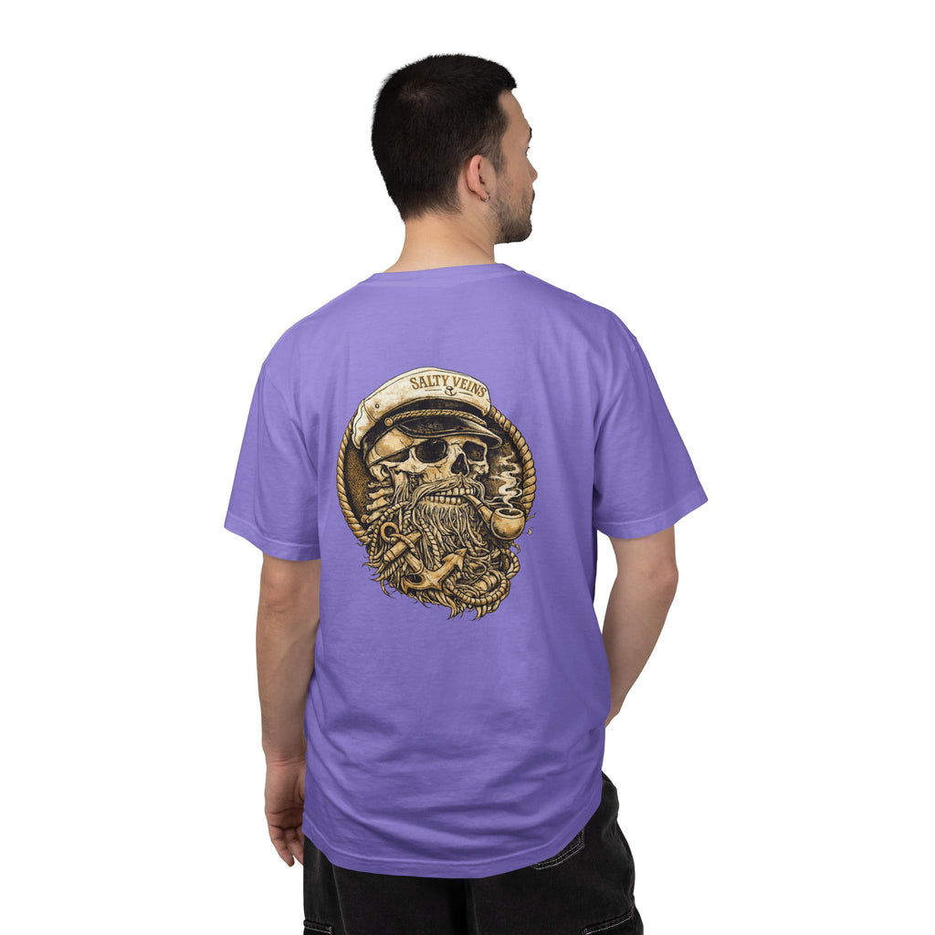 Salty Veins Skull Captain Tee