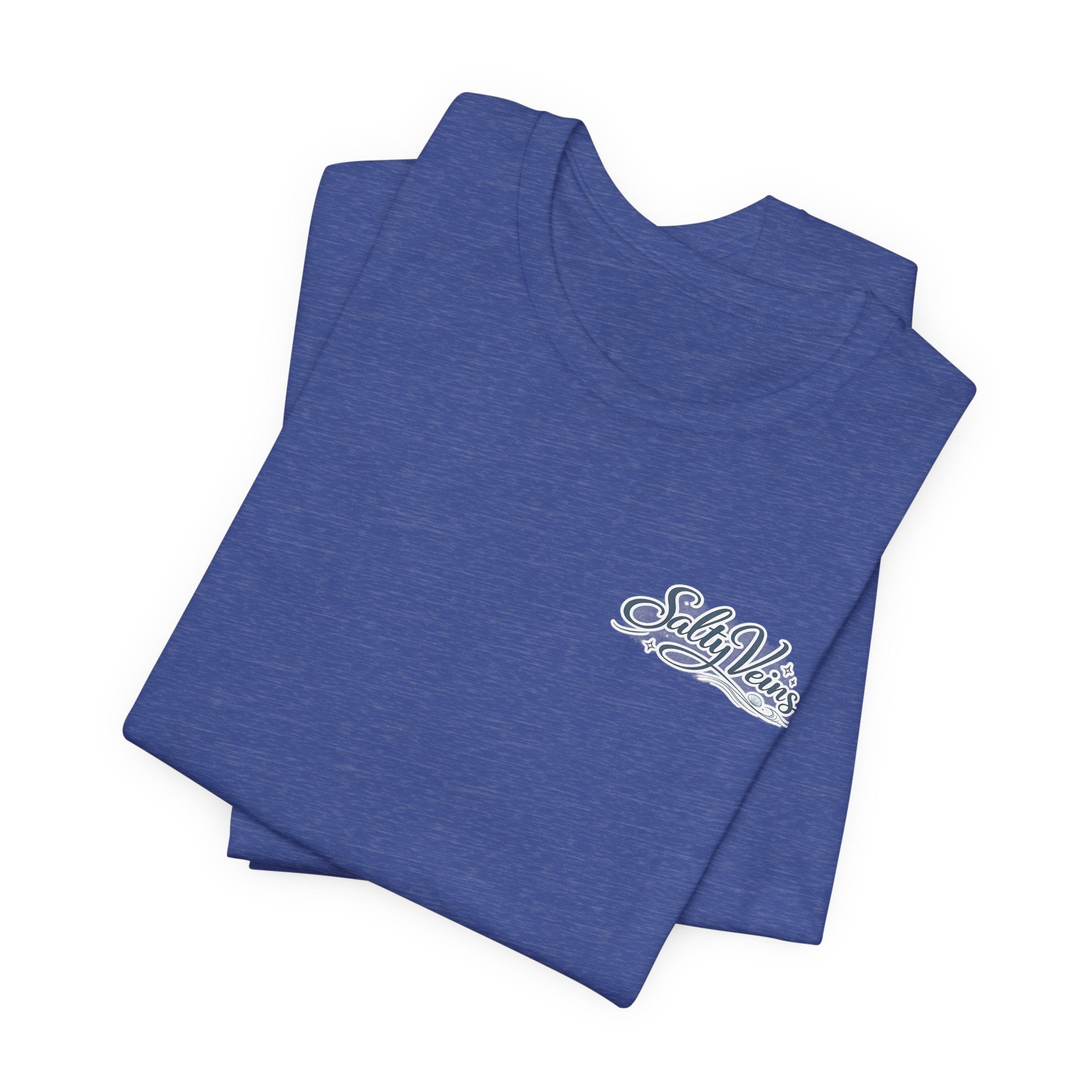 Salty Veins Beach Tee — Surf Graphic Short Sleeve Tee