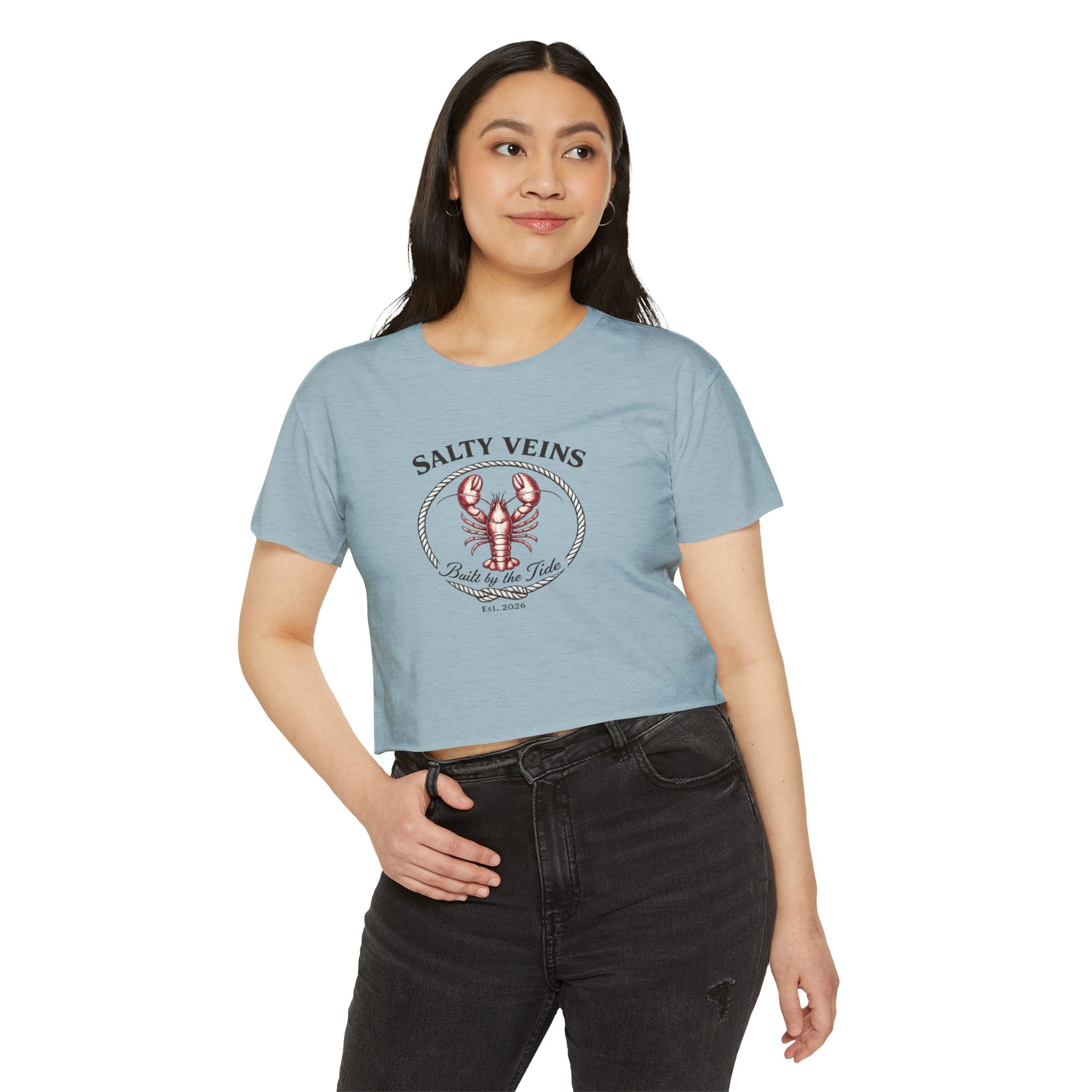 Haut court pour femme Salty Veins — Homard