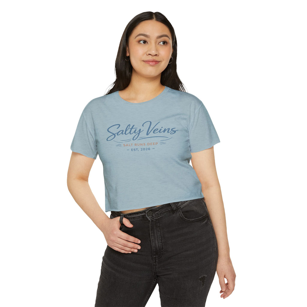 Salty Veins Crop Top
