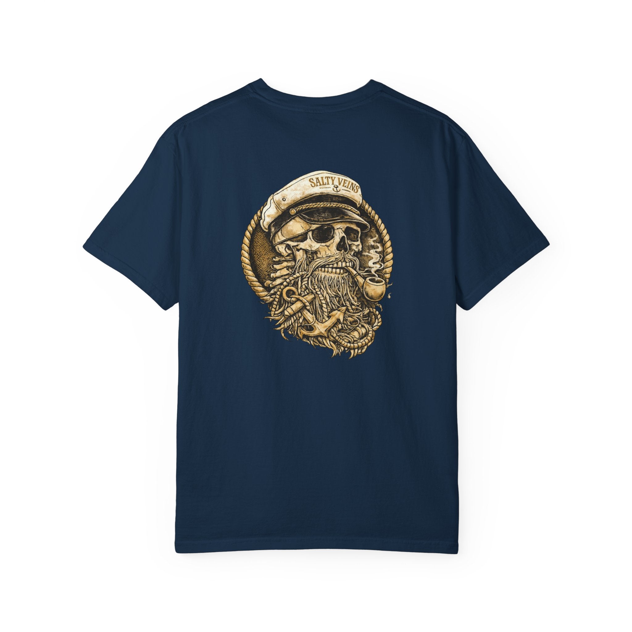 Salty Veins Skull Captain Tee