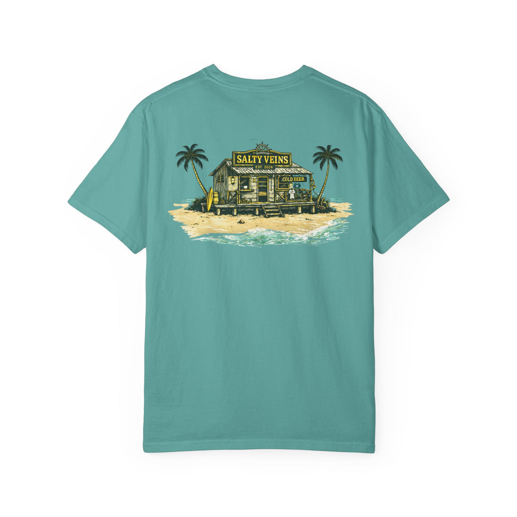 T-shirt Salty Veins Beach Shack