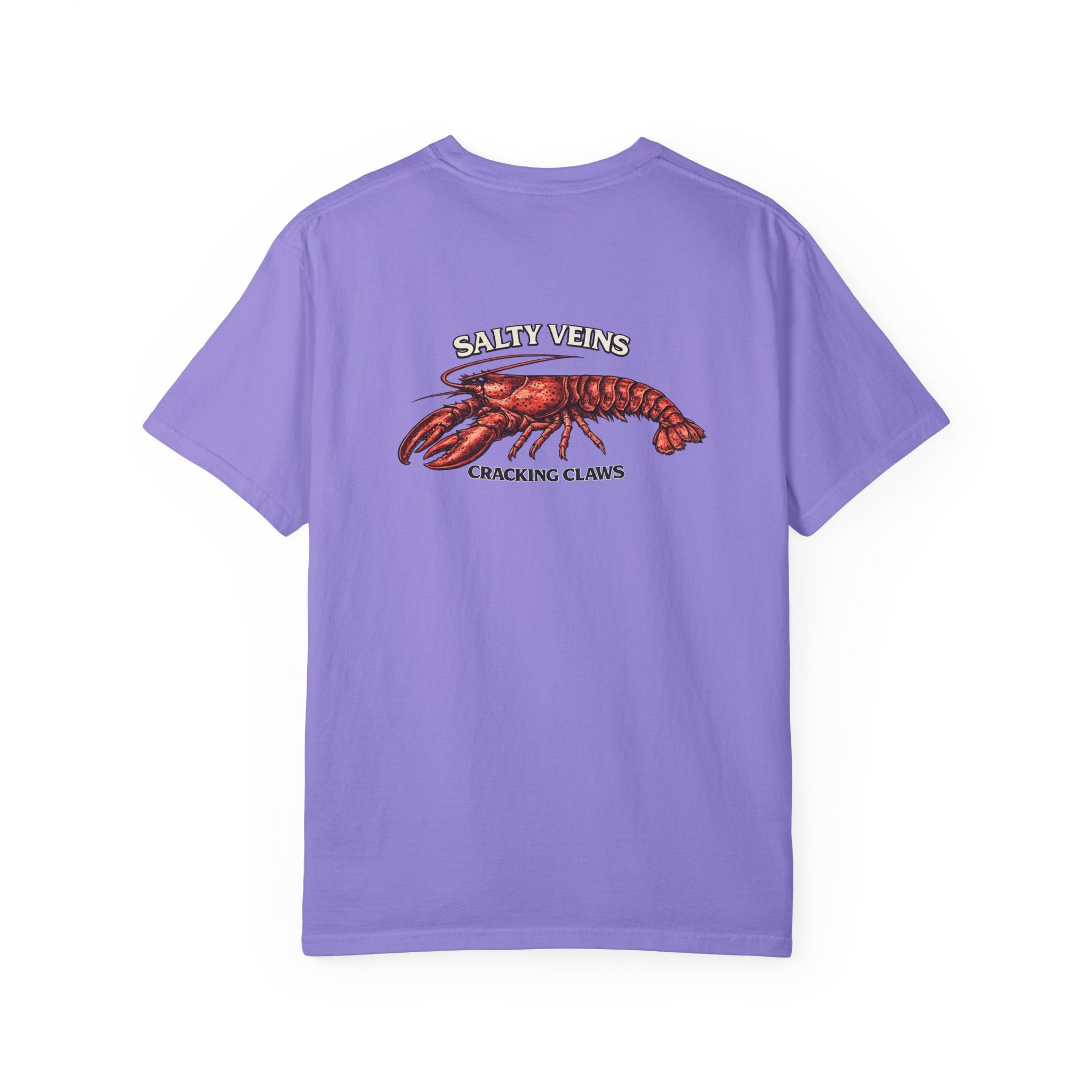 T-shirt Homard Salty Veins — T-shirt graphique « Cracking Claws »