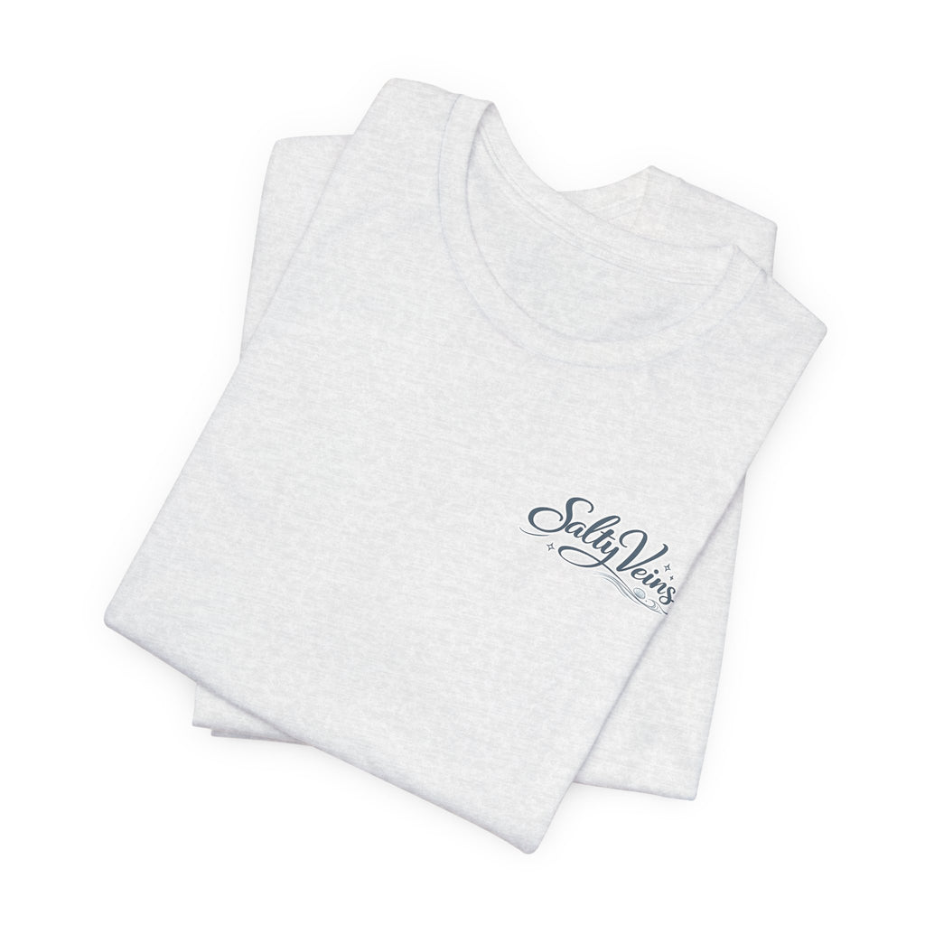 Salty Veins Beach Tee — Surf Graphic Short Sleeve Tee