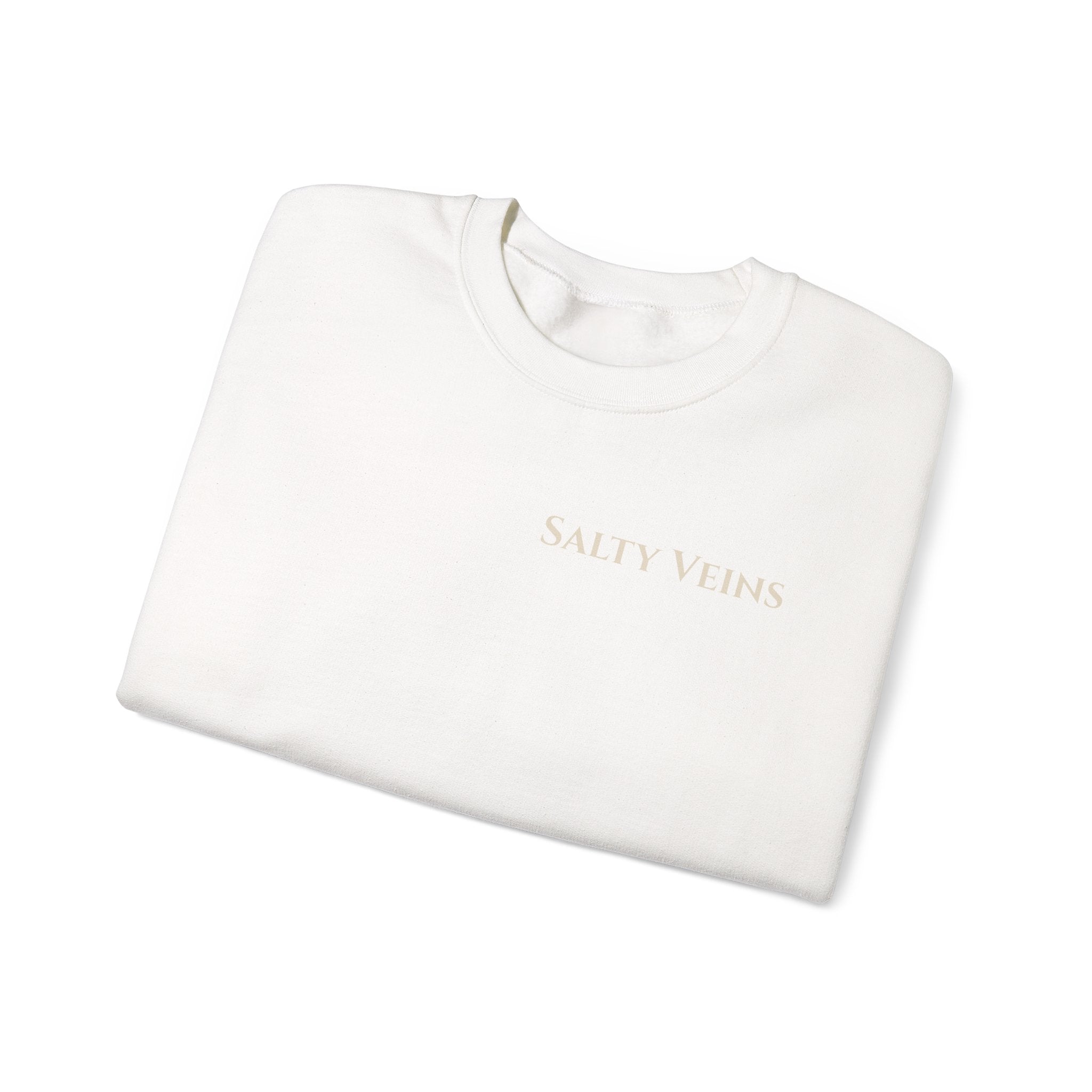 Salty Veins Nautical Skull Crewneck Sweatshirt — 'Built for the Sea'