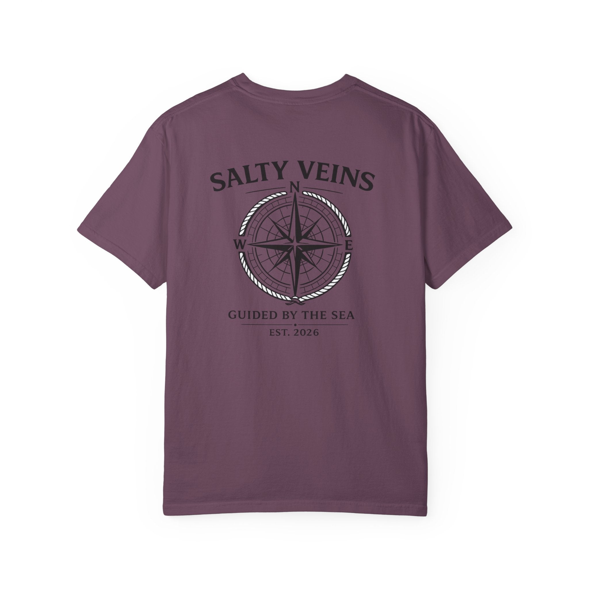 T-shirt "Guided by the Sea" Rose des Vents Salty Veins
